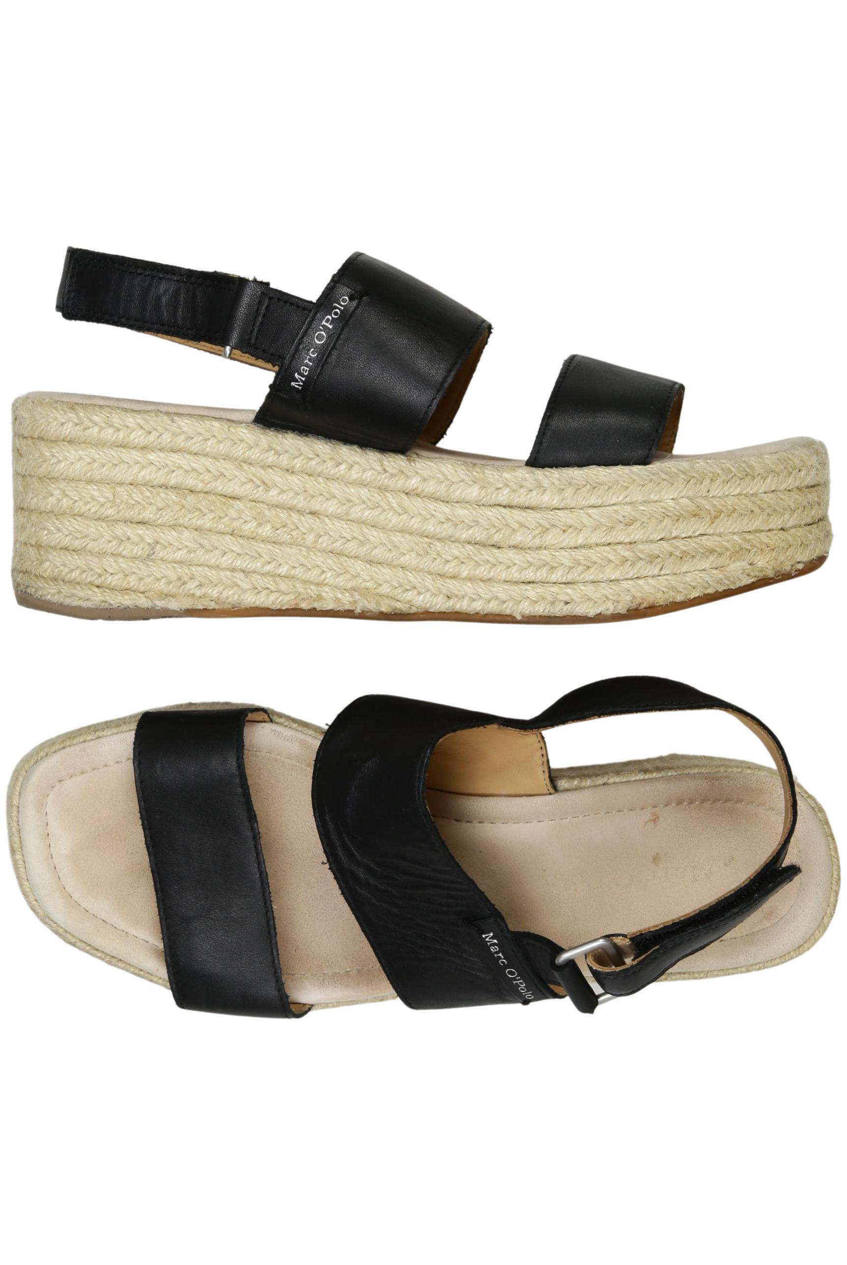 

Marc O Polo Damen Sandale, schwarz, Gr. 38