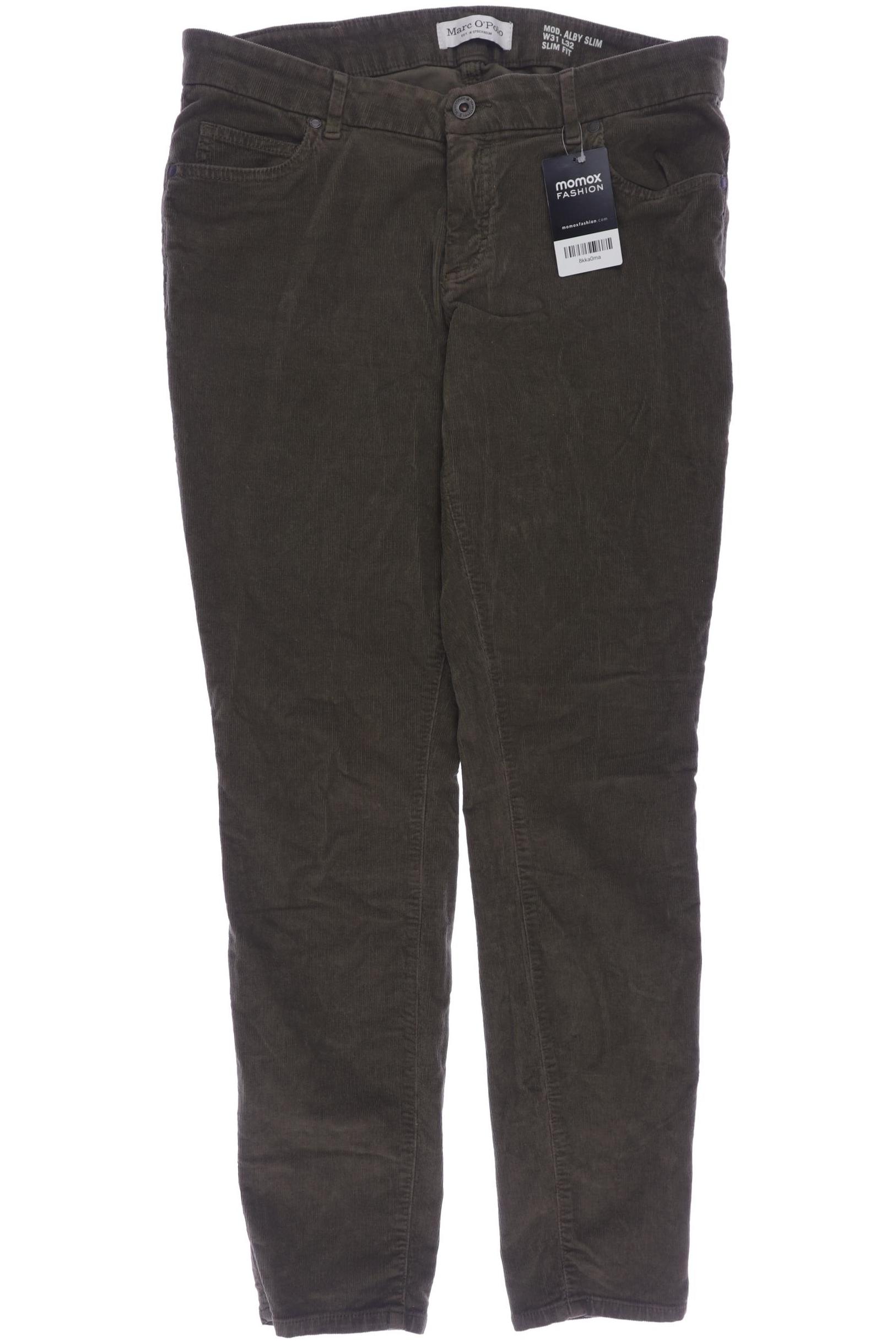 

Marc O Polo Damen Stoffhose, grün, Gr. 31
