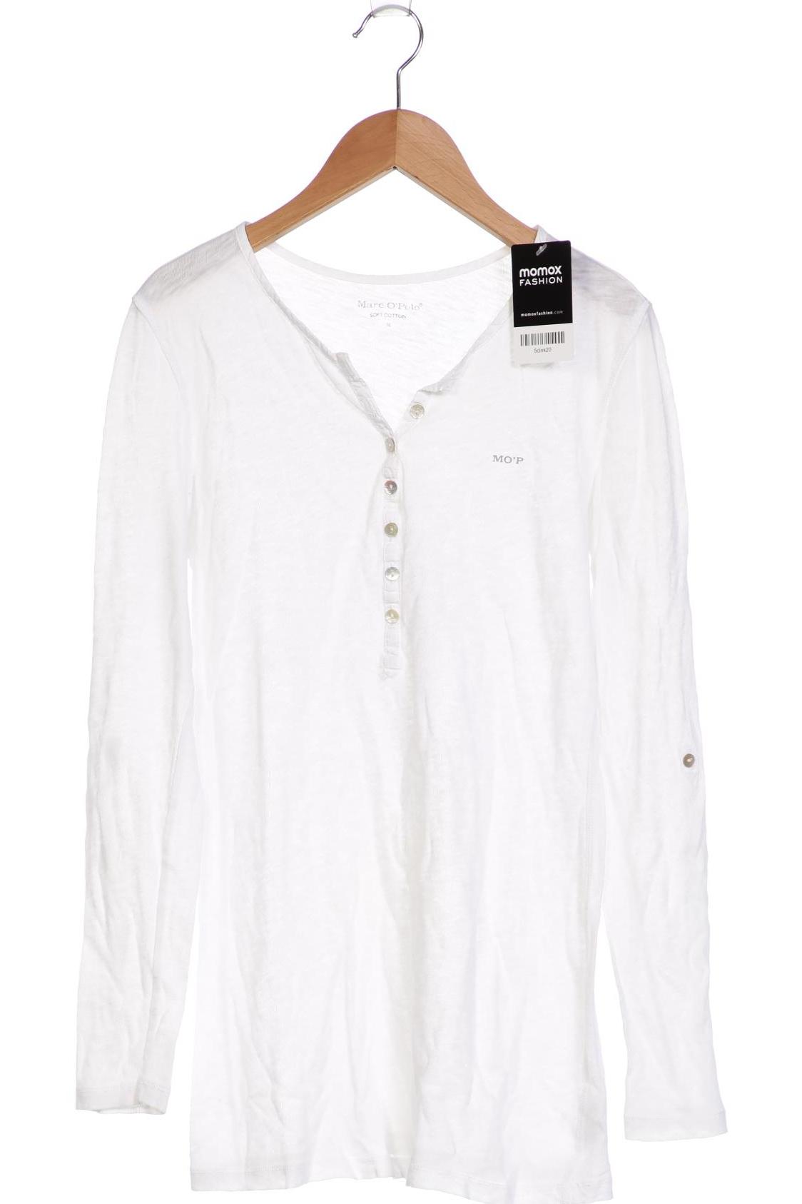 

Marc O Polo Damen Langarmshirt, weiß, Gr. 38