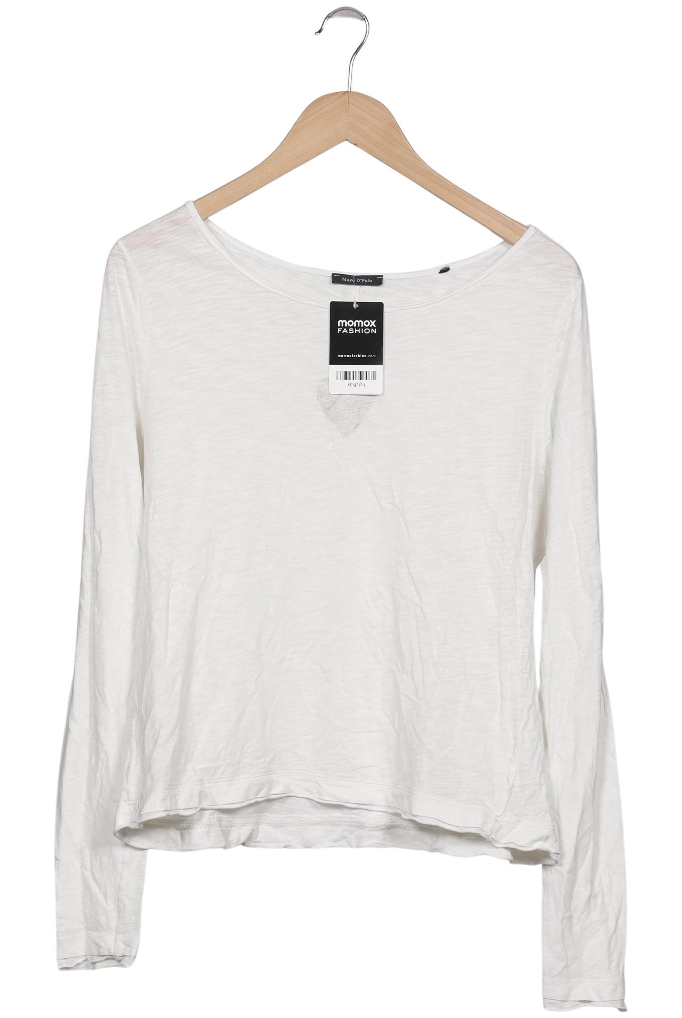 

Marc O Polo Damen Langarmshirt, weiß, Gr. 38