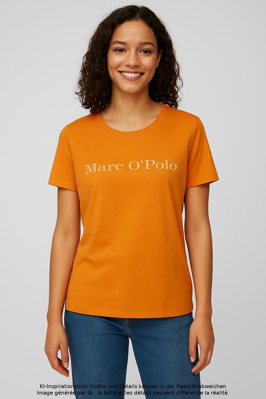 

Marc O Polo Damen T-Shirt, orange, Gr. 38