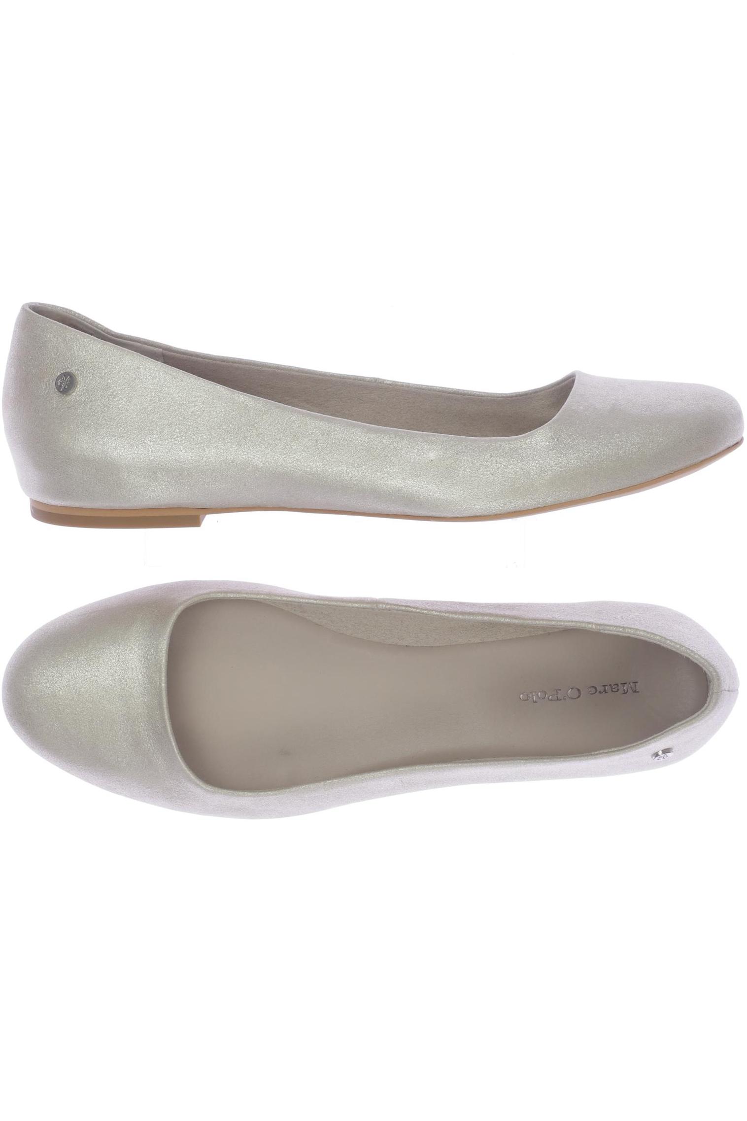 

Marc O Polo Damen Ballerinas, silber, Gr. 7.5