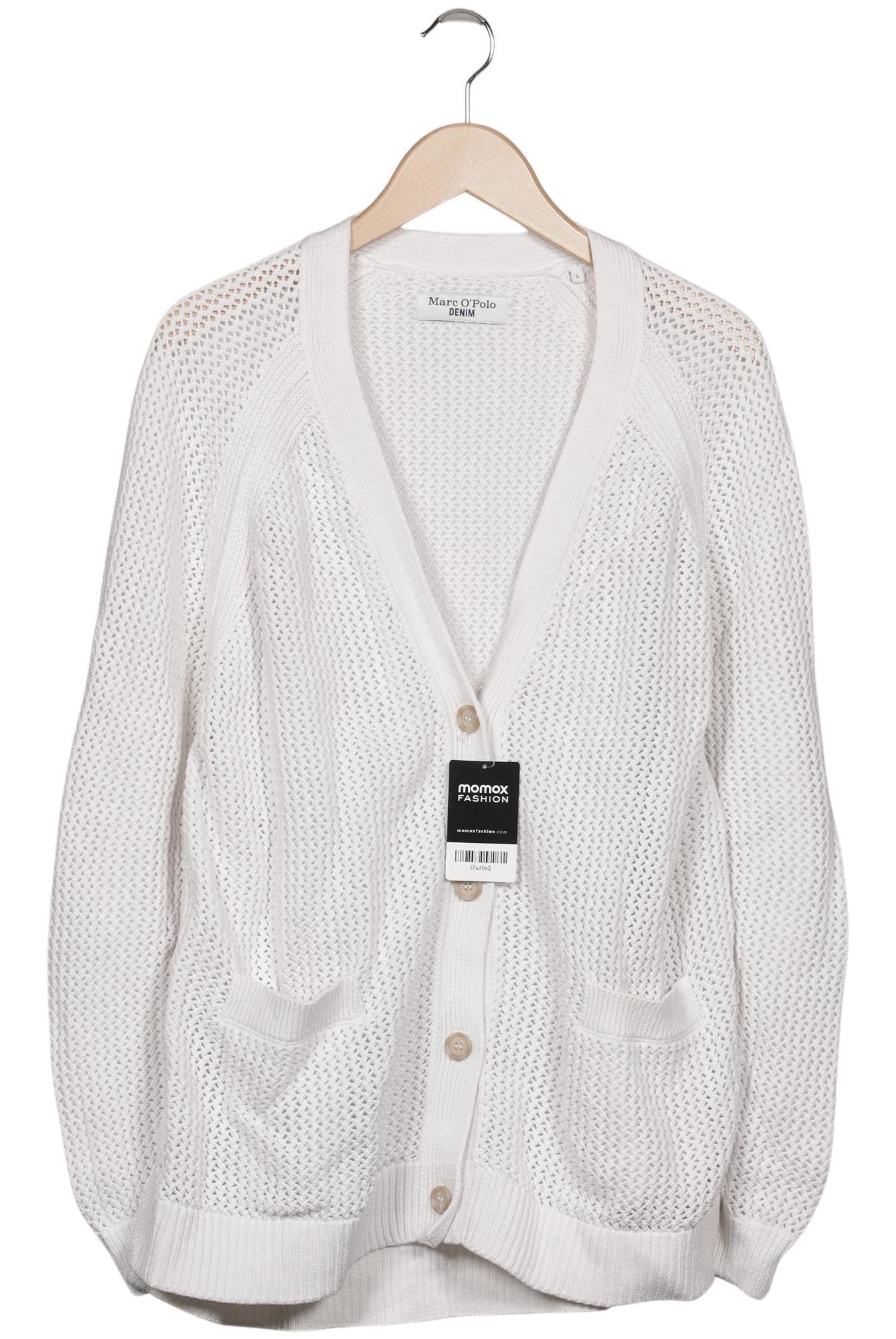 

Marc O Polo Damen Strickjacke, weiß, Gr. 42