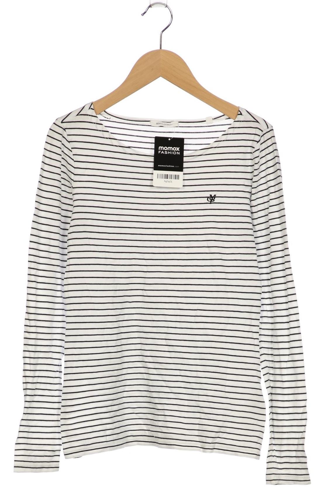 

Marc O Polo Damen Langarmshirt, weiß, Gr. 34