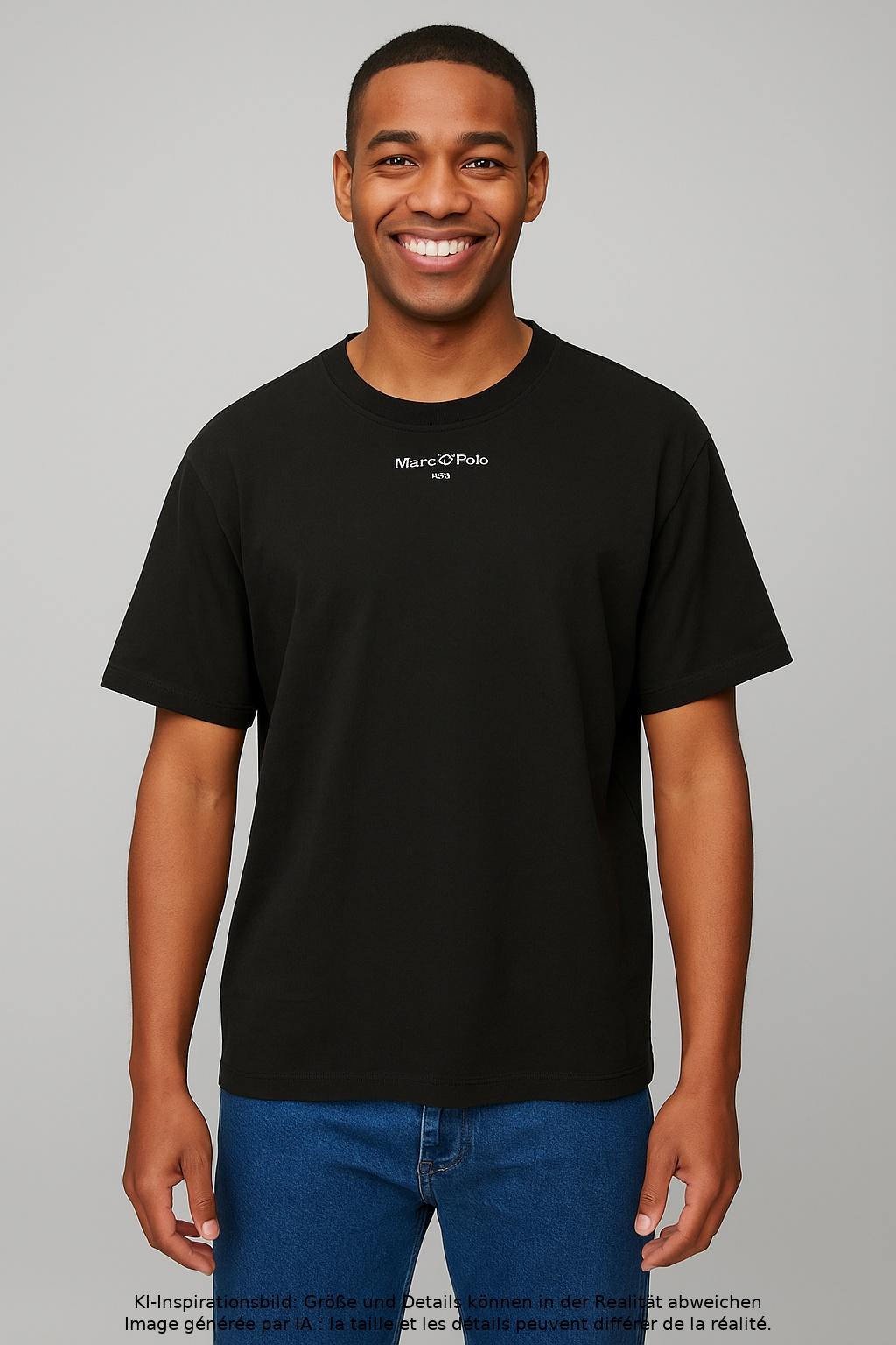 

Marc O Polo Herren T-Shirt, schwarz, Gr. 52