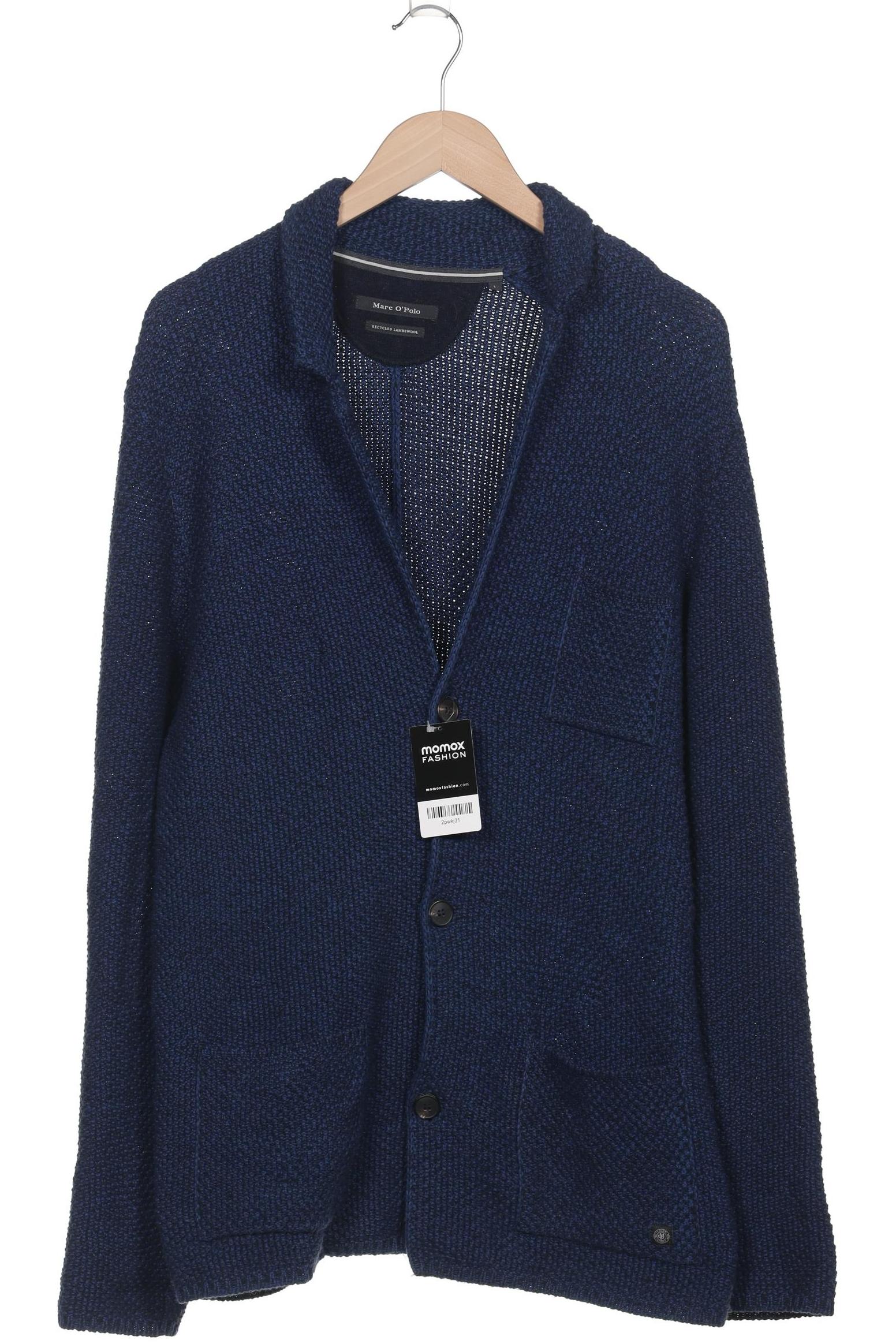

Marc O Polo Herren Strickjacke, blau, Gr. 52