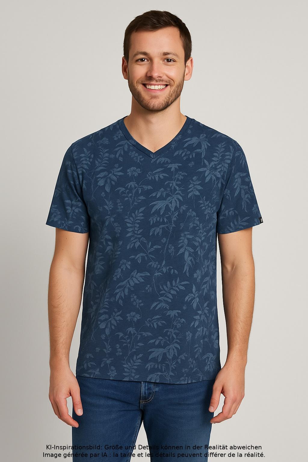 

Marc O Polo Herren T-Shirt, blau, Gr. 52