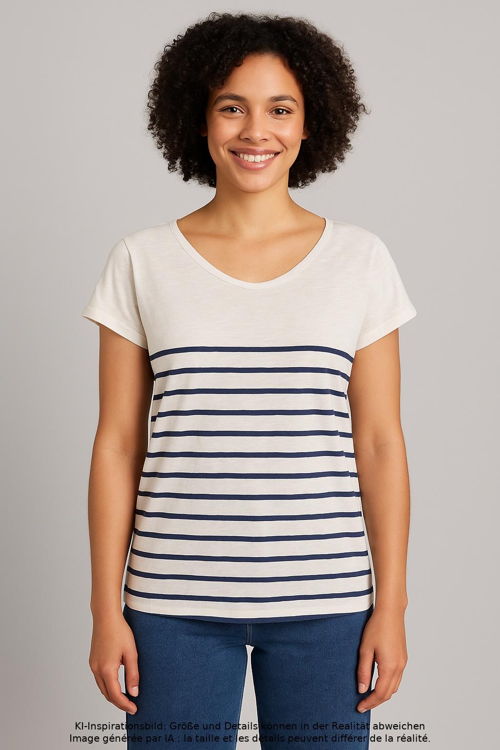

Marc O Polo Damen T-Shirt, mehrfarbig, Gr. 36