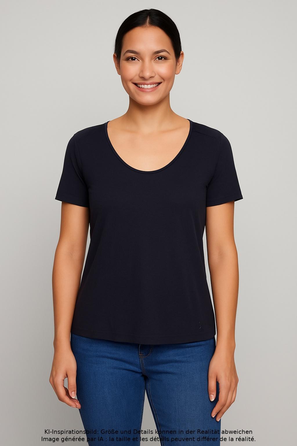 

Marc O Polo Damen T-Shirt, marineblau, Gr. 42