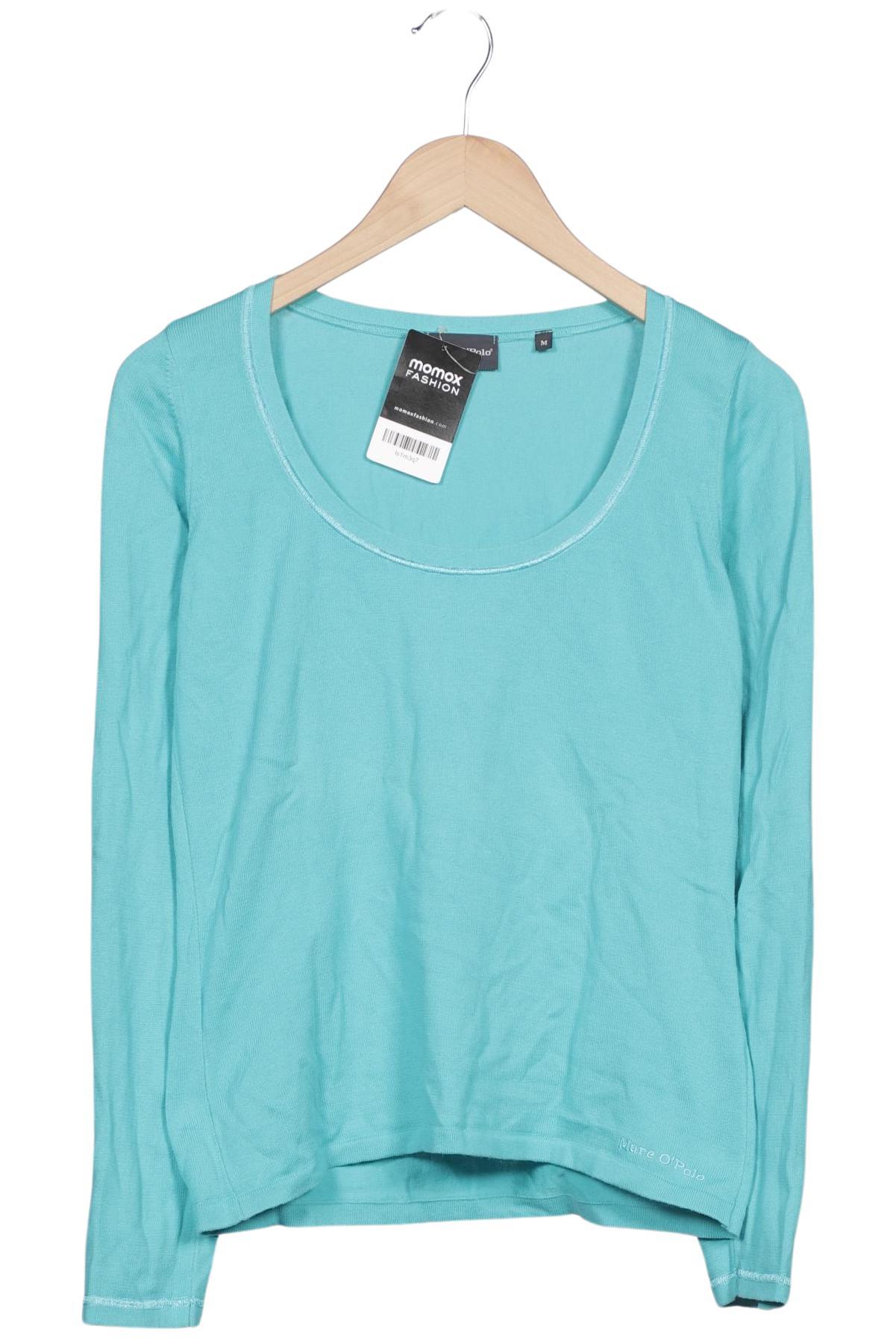 

Marc O Polo Damen Langarmshirt, türkis, Gr. 38