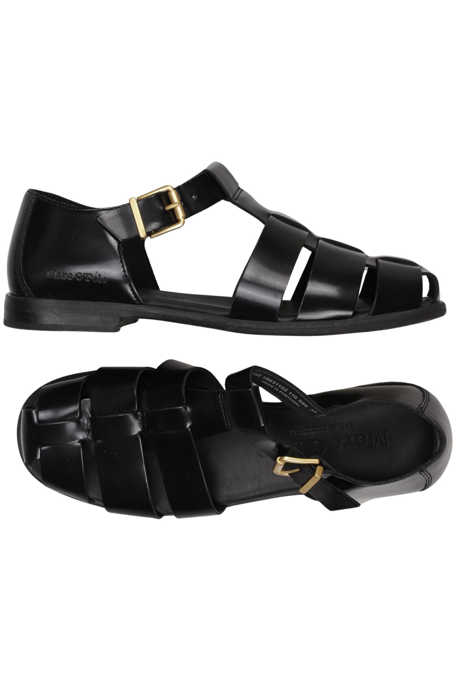 

Marc O Polo Damen Sandale, schwarz, Gr. 39