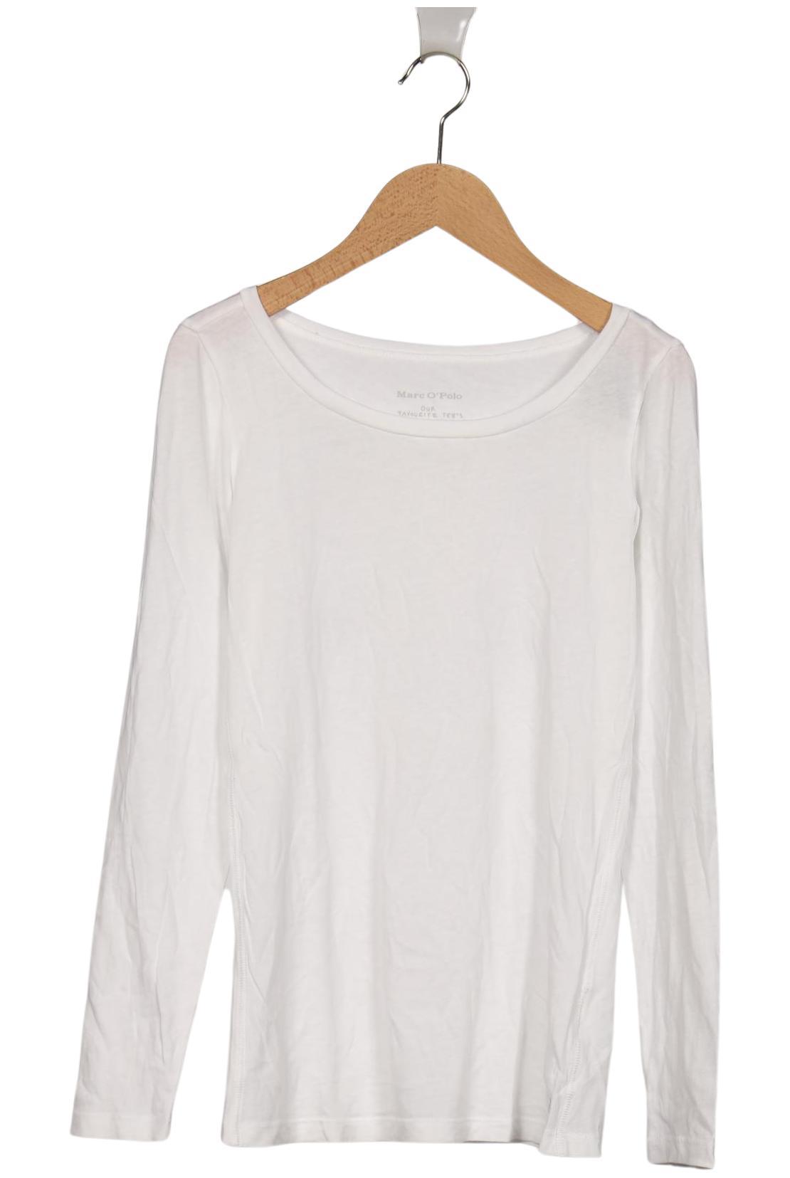 

Marc O Polo Damen Langarmshirt, weiß, Gr. 34