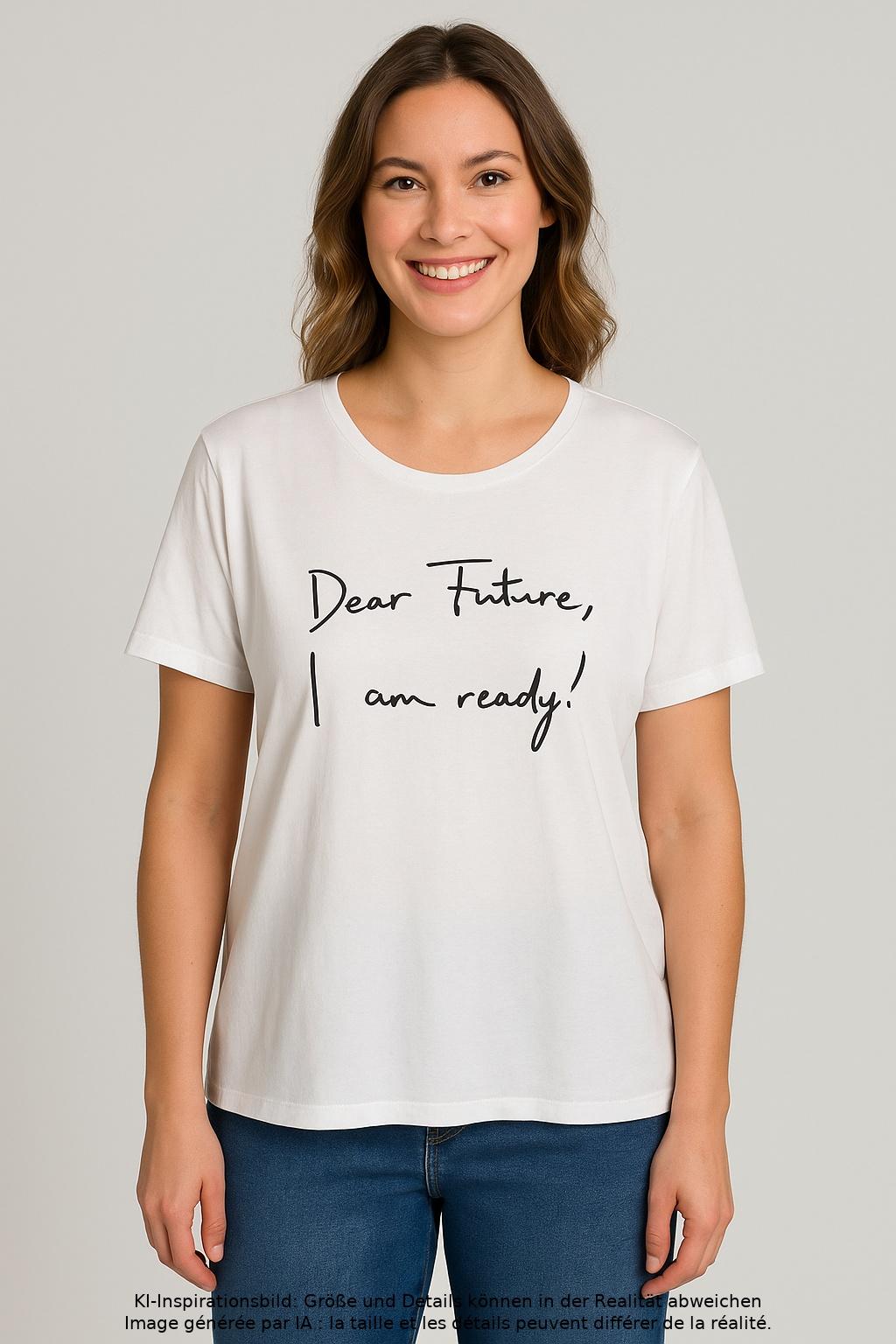 

Marc O Polo Damen T-Shirt, weiß, Gr. 44