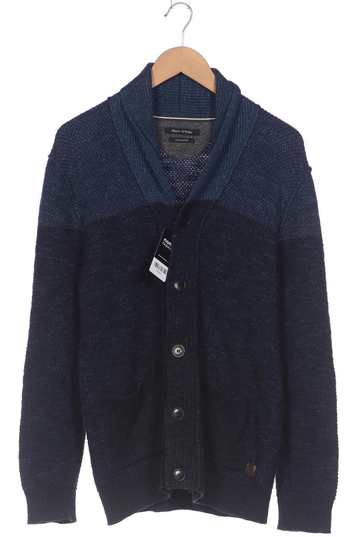 

Marc O Polo Herren Strickjacke, blau, Gr. 48