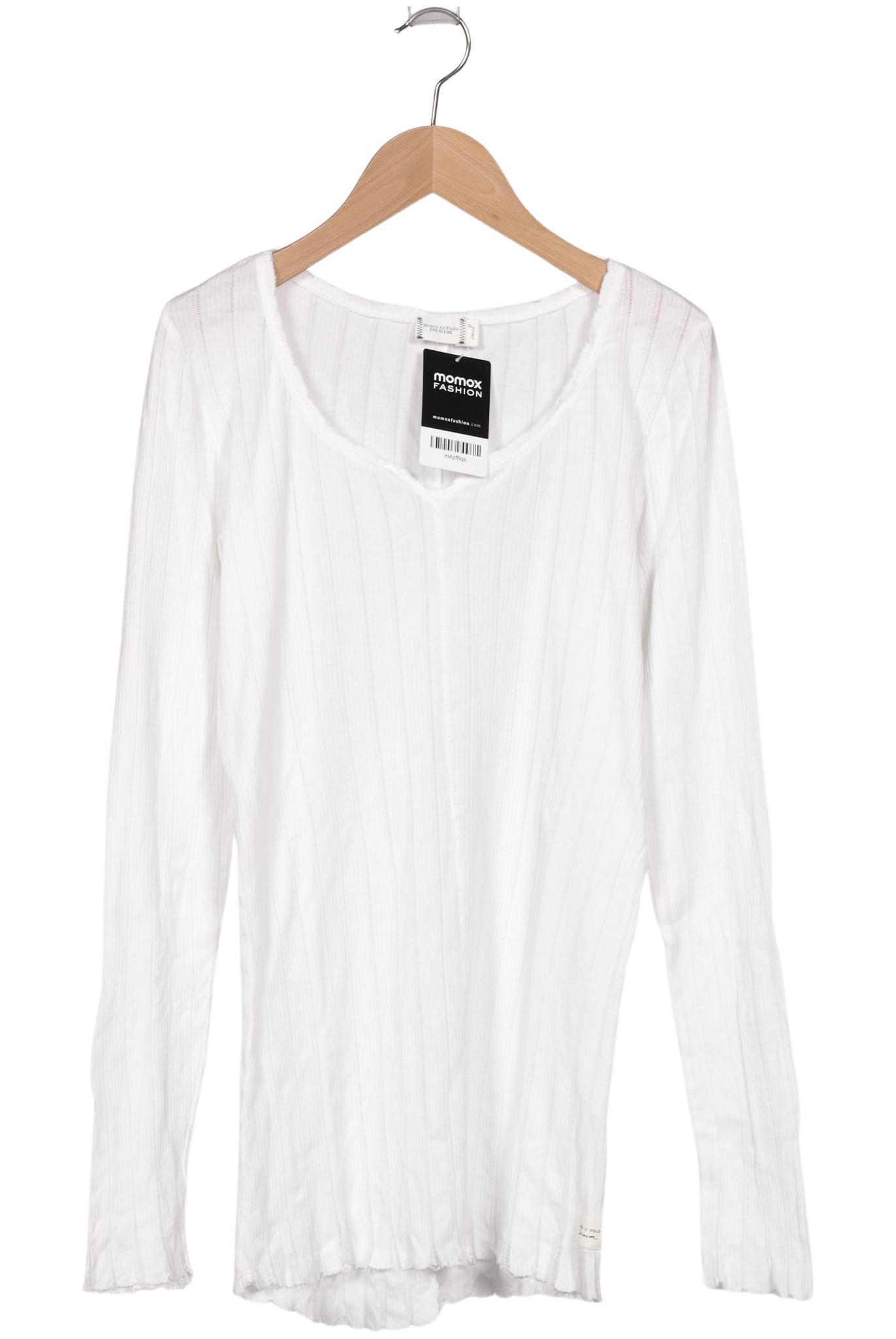 

Marc O Polo Damen Langarmshirt, weiß, Gr. 36