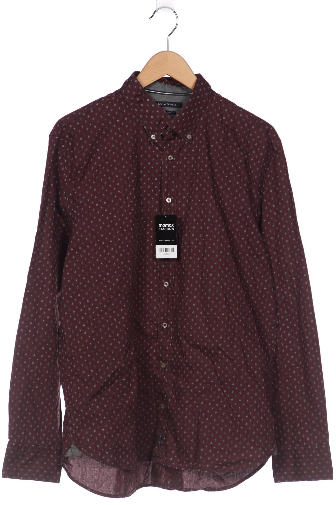 

Marc O Polo Herren Hemd, bordeaux, Gr. 56