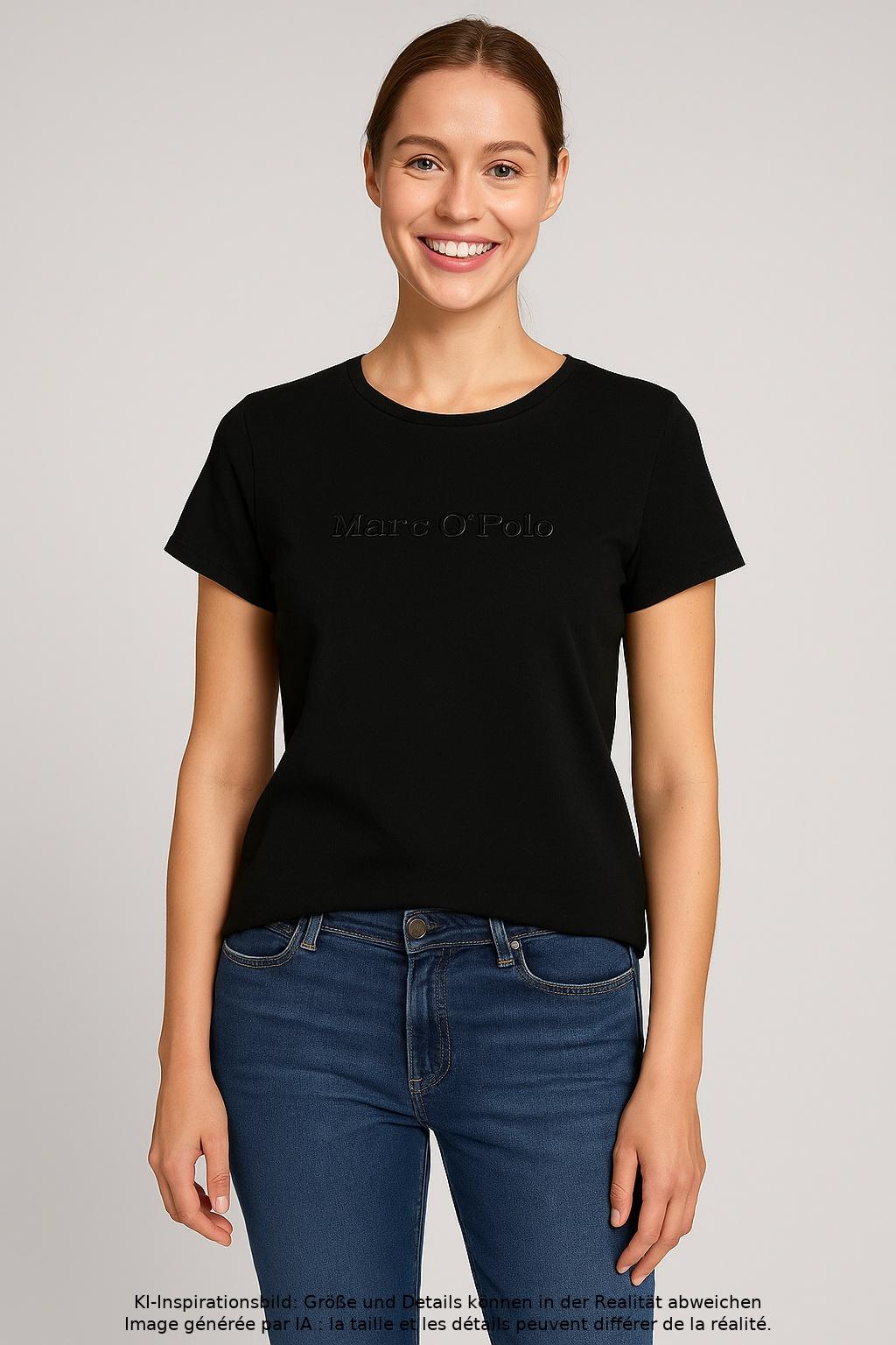 

Marc O Polo Damen T-Shirt, schwarz, Gr. 42