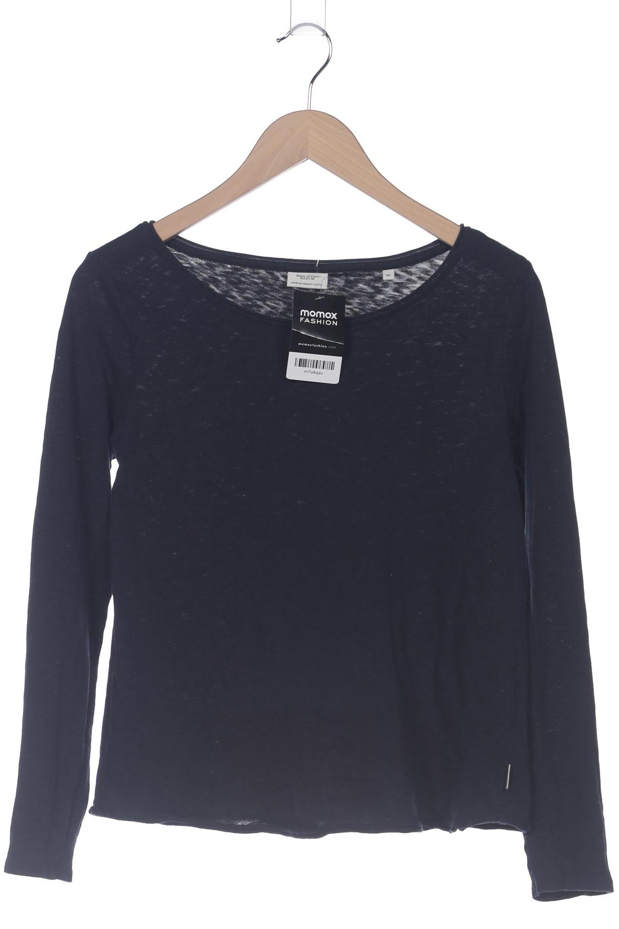 

Marc O Polo Damen Langarmshirt, marineblau, Gr. 34