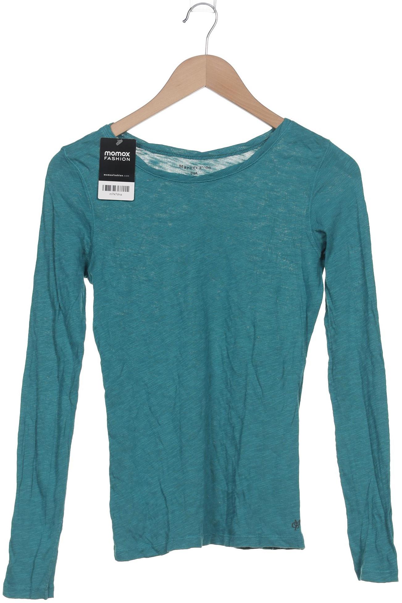 

Marc O Polo Damen Langarmshirt, türkis, Gr. 36
