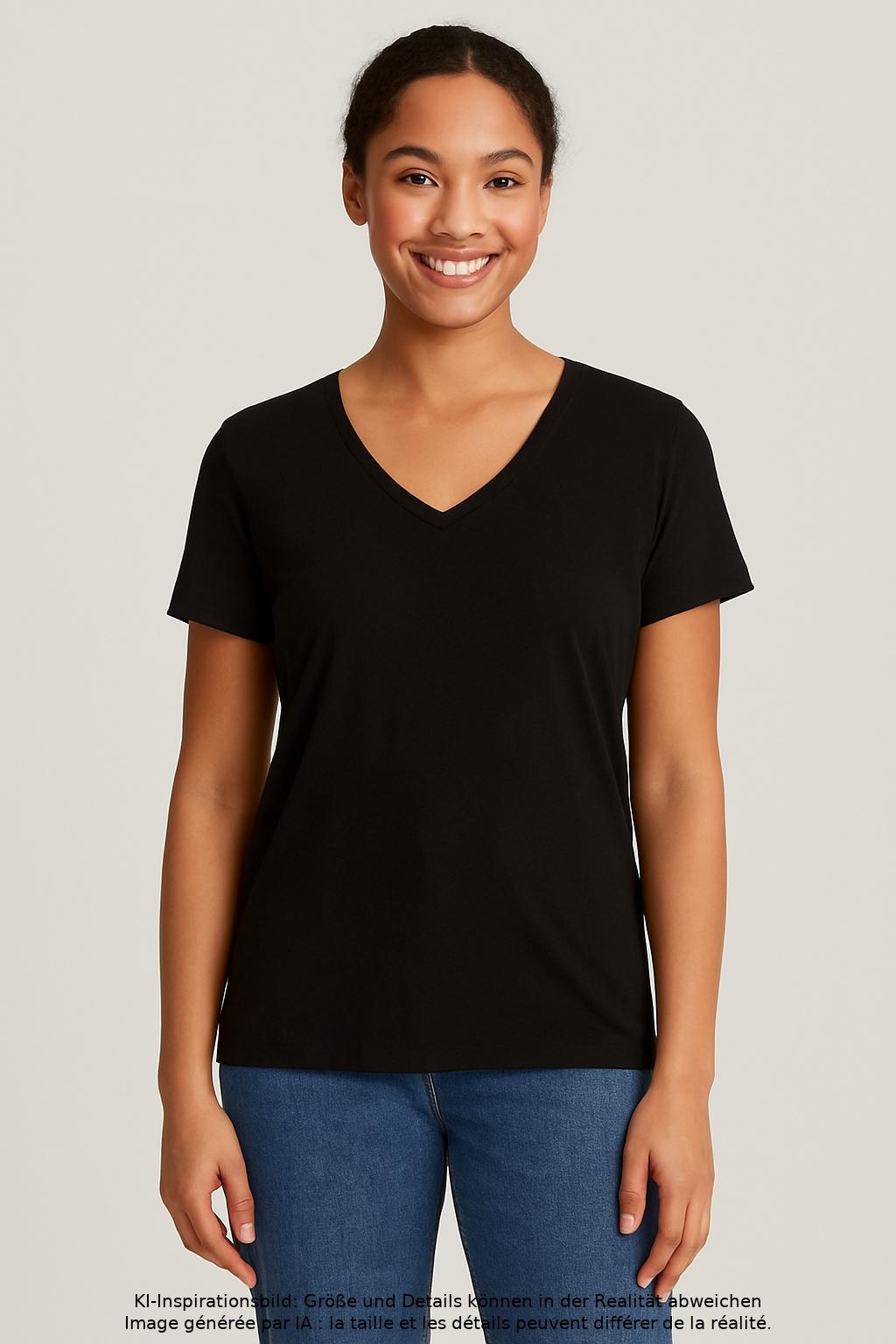 

Marc O Polo Damen T-Shirt, schwarz, Gr. 42