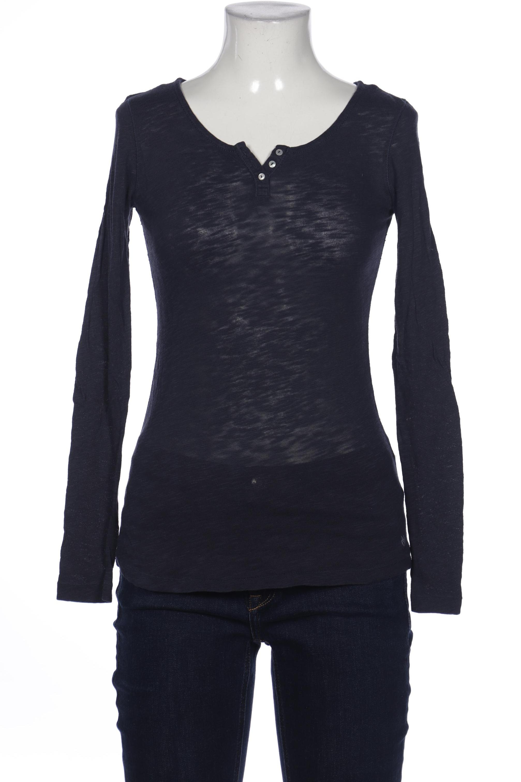 

Marc O Polo Damen Langarmshirt, marineblau, Gr. 34