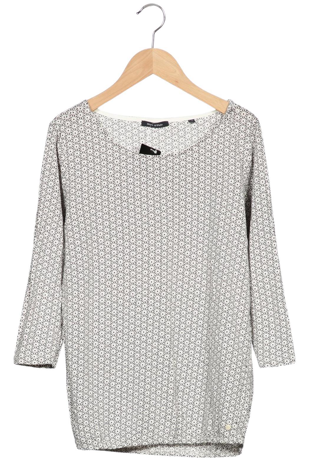 

Marc O Polo Damen Langarmshirt, weiß, Gr. 38