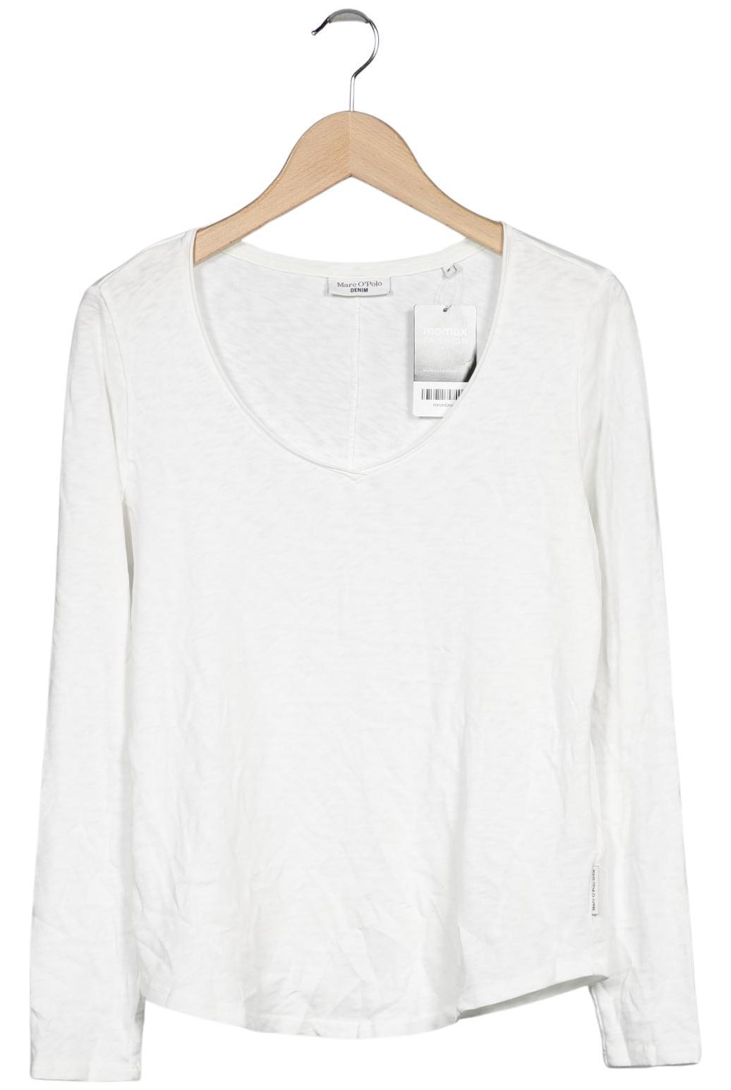 

Marc O Polo Damen Langarmshirt, weiß, Gr. 38