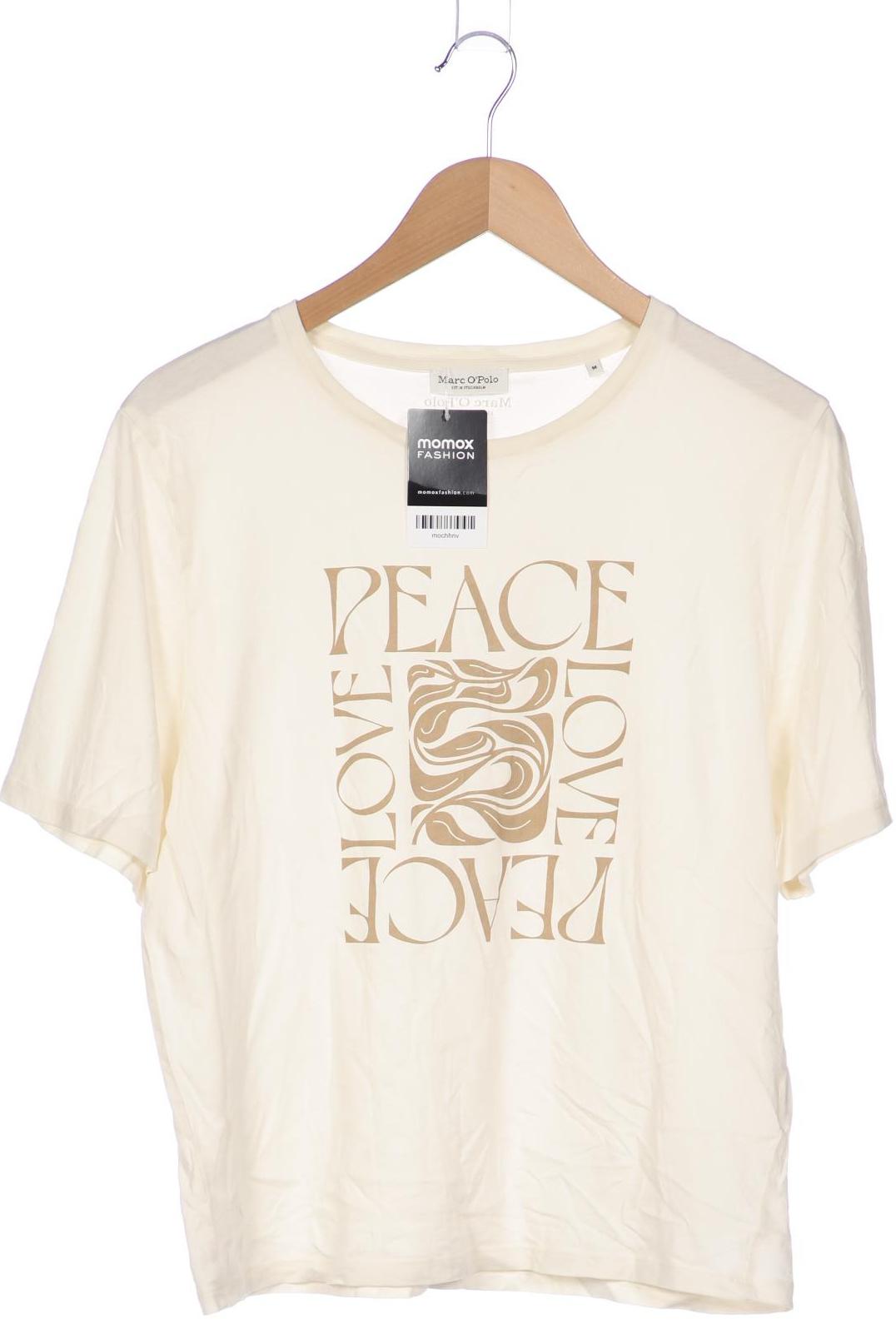 

Marc O Polo Damen T-Shirt, cremeweiß, Gr. 38