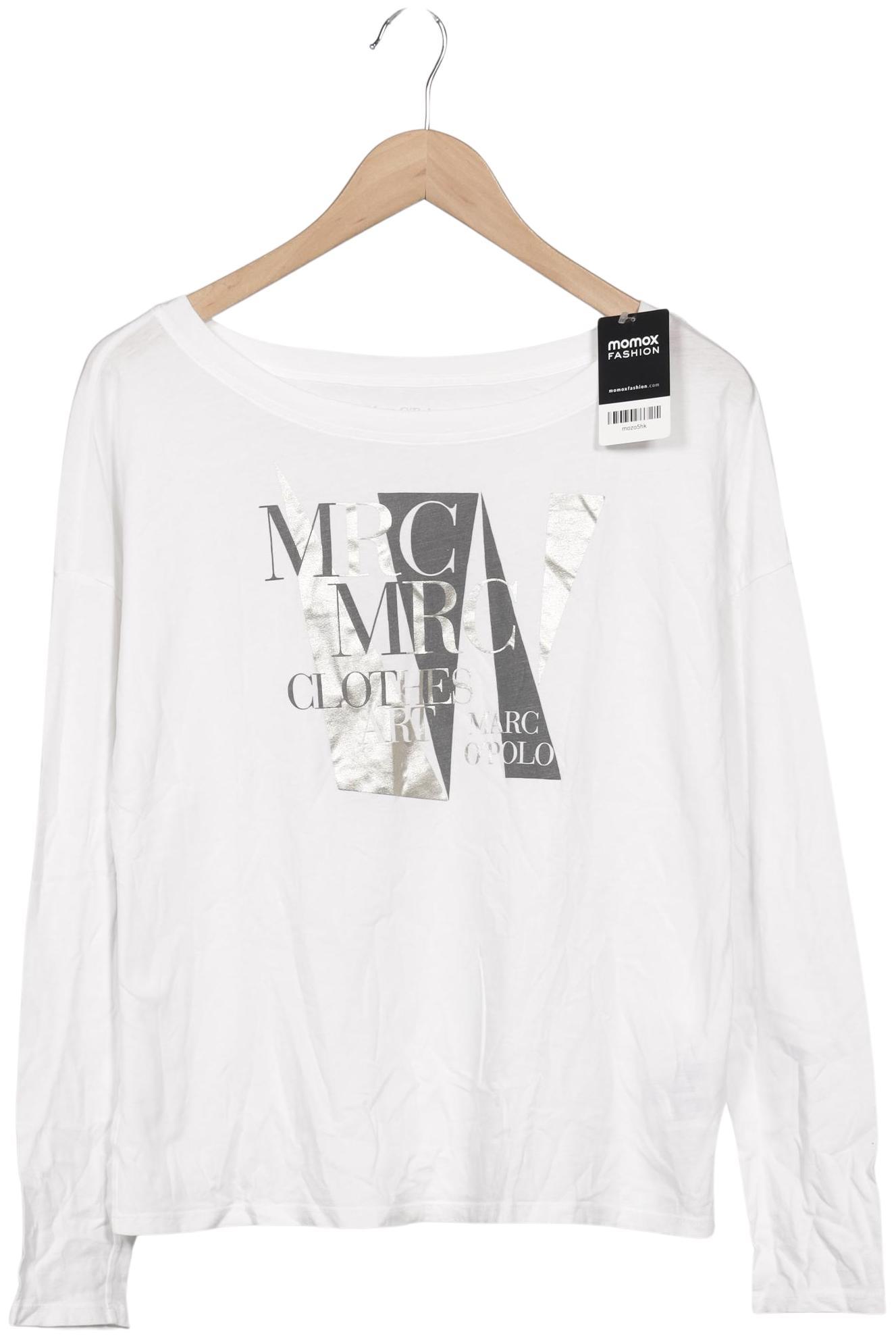 

Marc O Polo Damen Langarmshirt, weiß, Gr. 38