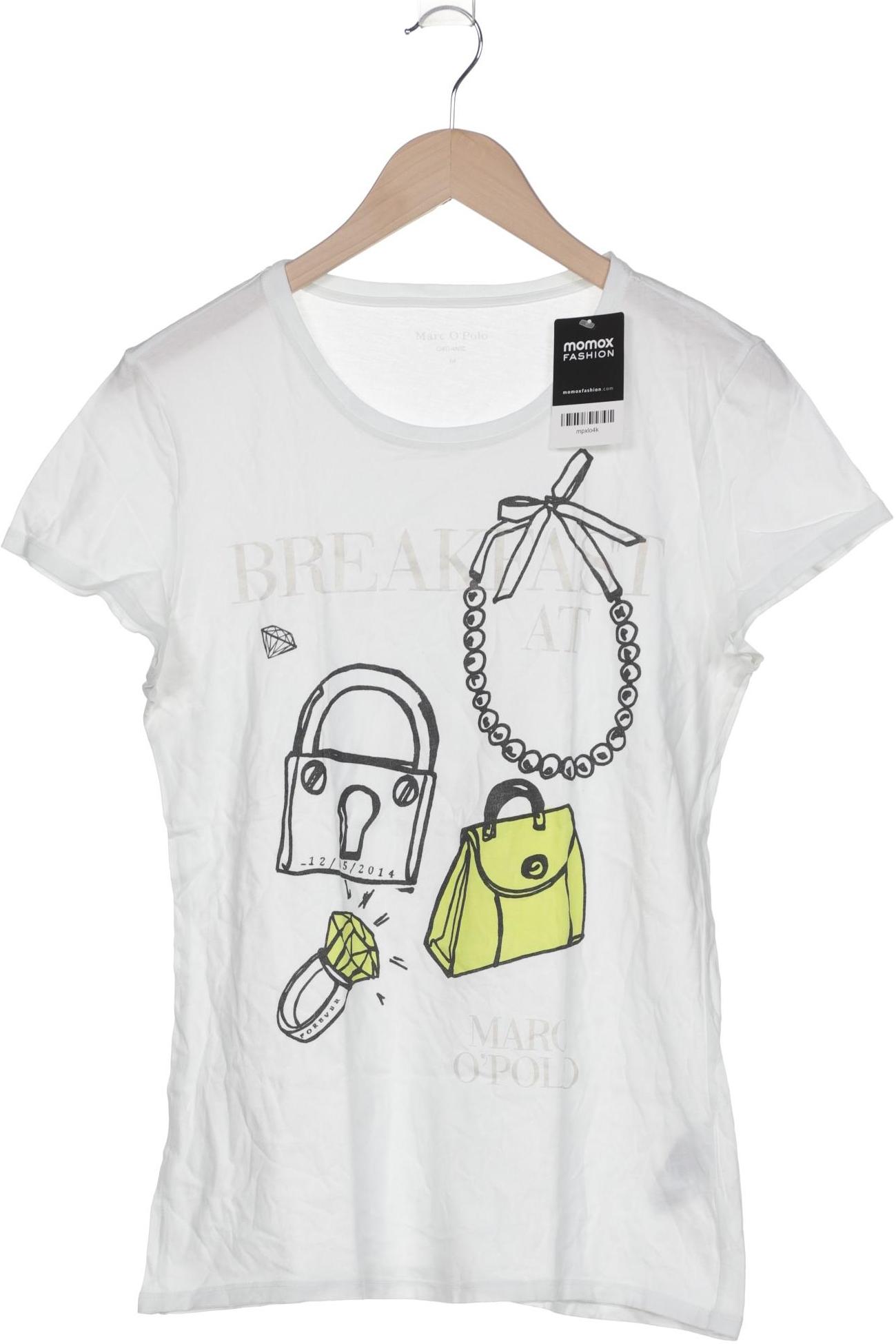 

Marc O Polo Damen T-Shirt, weiß, Gr. 38