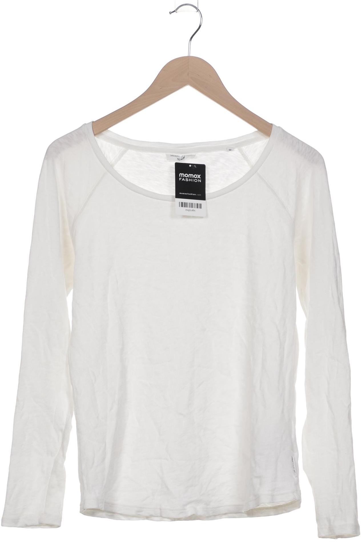 

Marc O Polo Damen Langarmshirt, weiß, Gr. 34