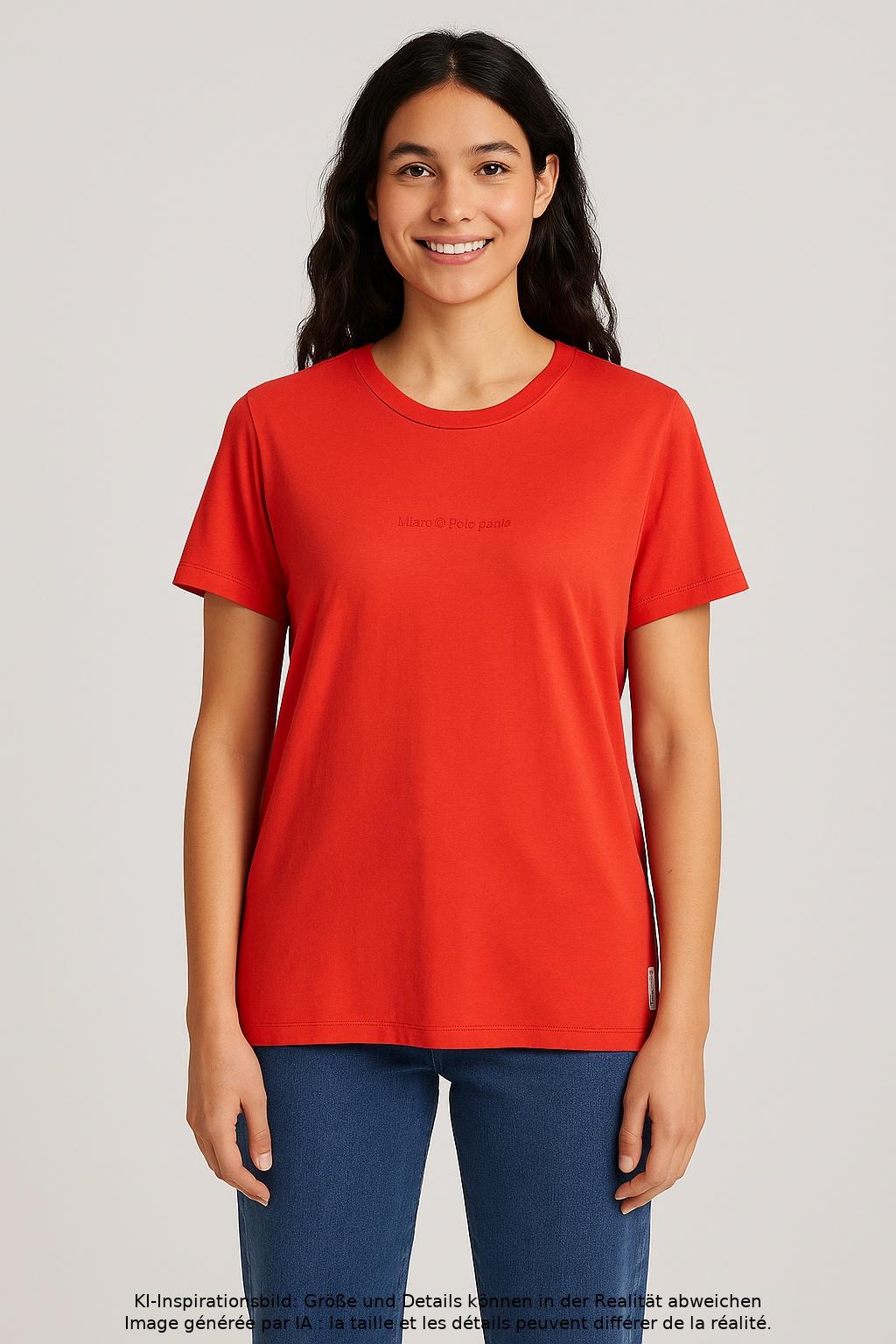 

Marc O Polo Damen T-Shirt, rot, Gr. 38