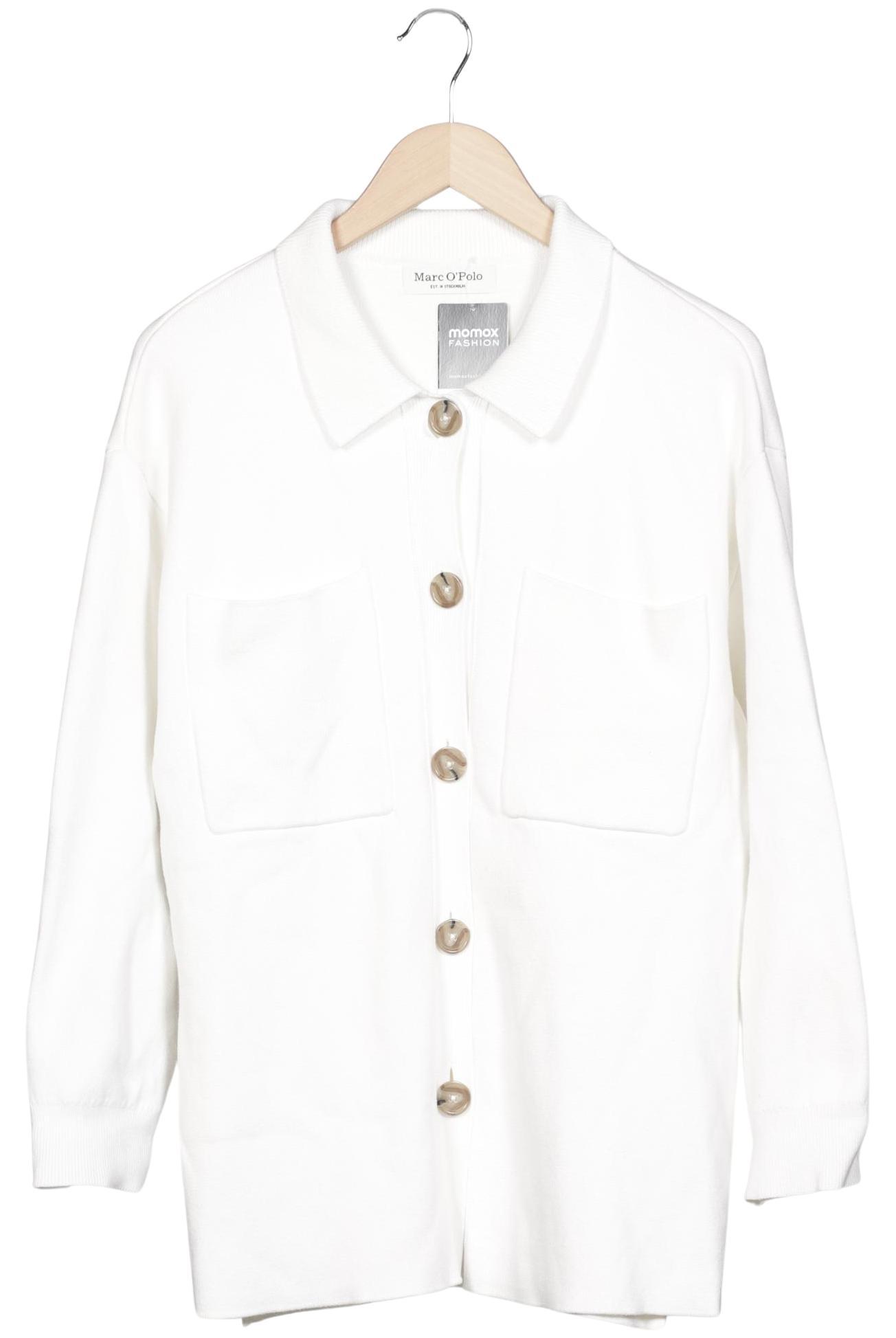 

Marc O Polo Damen Strickjacke, weiß, Gr. 38