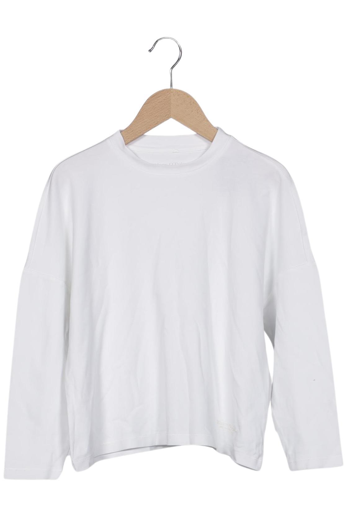 

Marc O Polo Damen Langarmshirt, weiß, Gr. 34