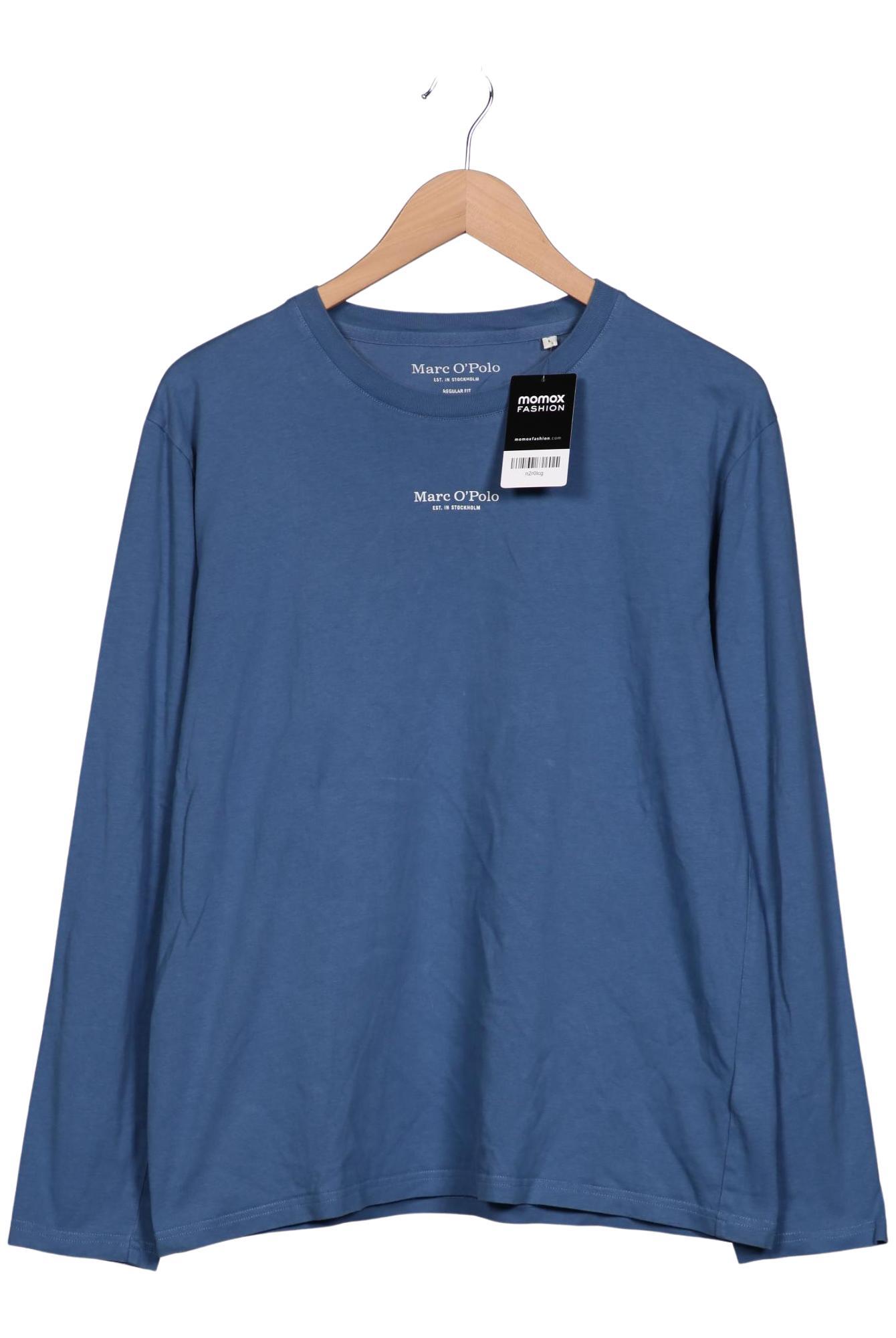 

Marc O Polo Herren Langarmshirt, blau, Gr. 52