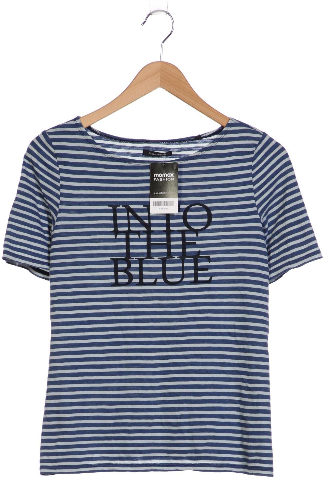 

Marc O Polo Damen T-Shirt, blau, Gr. 34