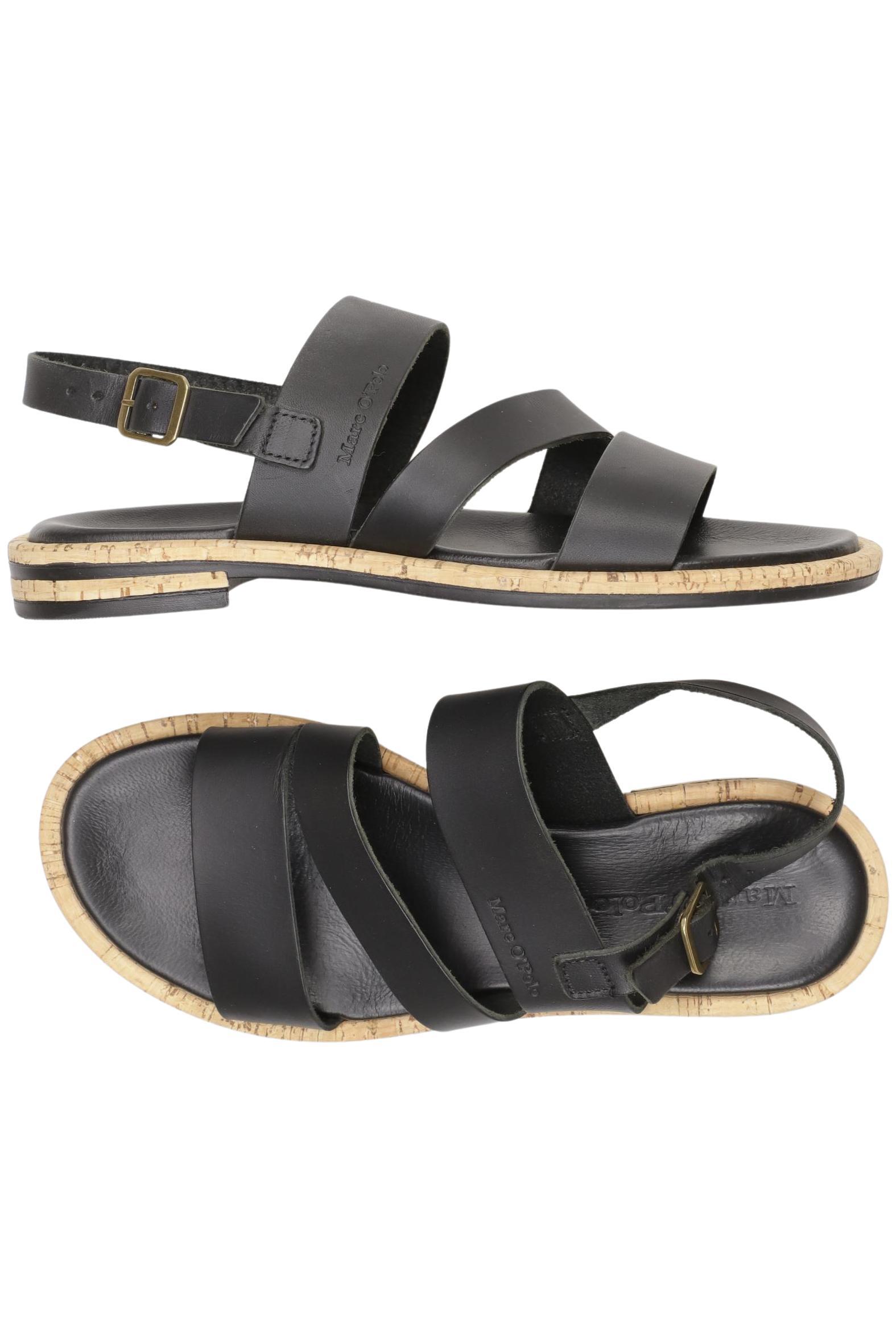 

Marc O Polo Damen Sandale, schwarz, Gr. 38