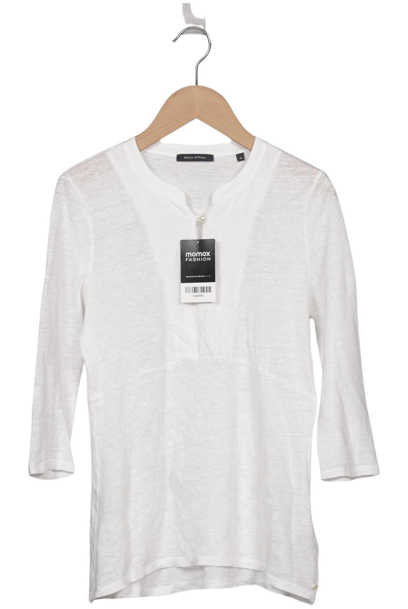 

Marc O Polo Damen Langarmshirt, weiß, Gr. 34