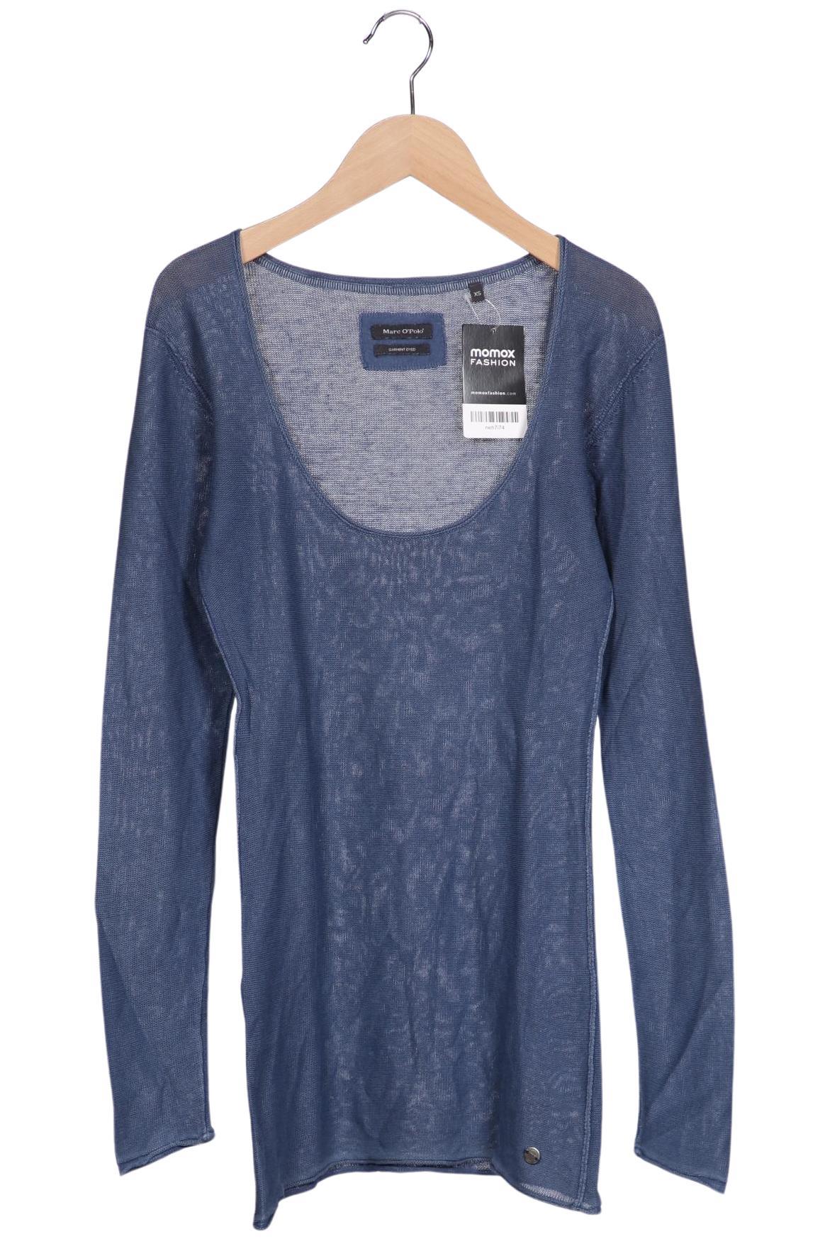 

Marc O Polo Damen Langarmshirt, blau, Gr. 34