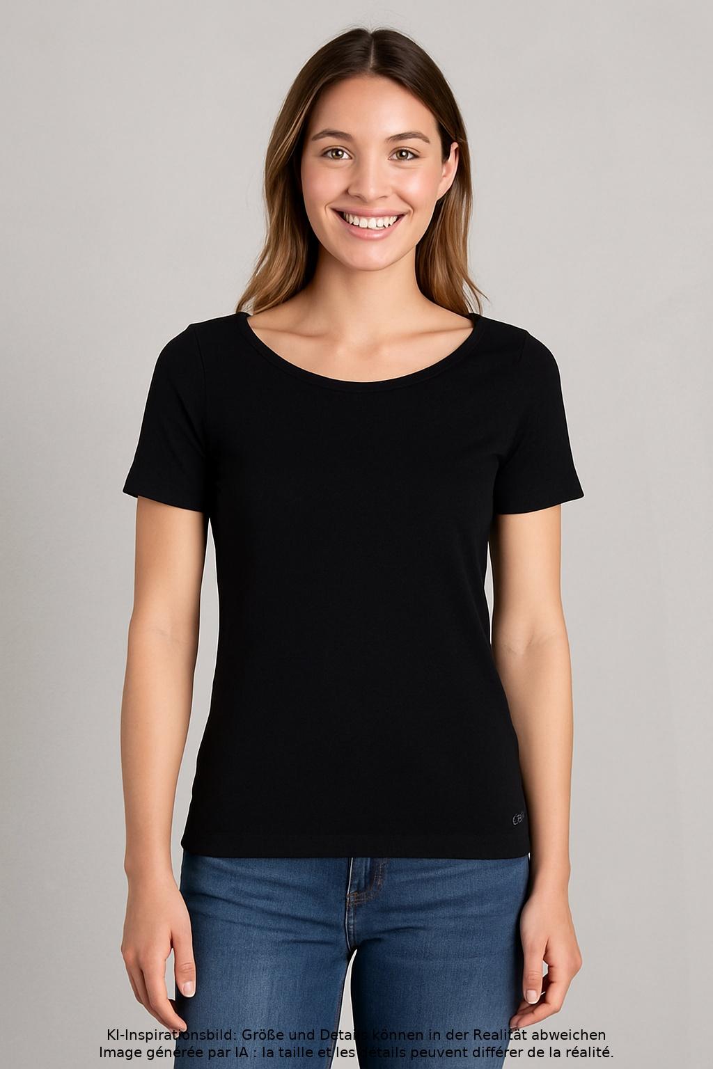 

Marc O Polo Damen T-Shirt, marineblau, Gr. 34