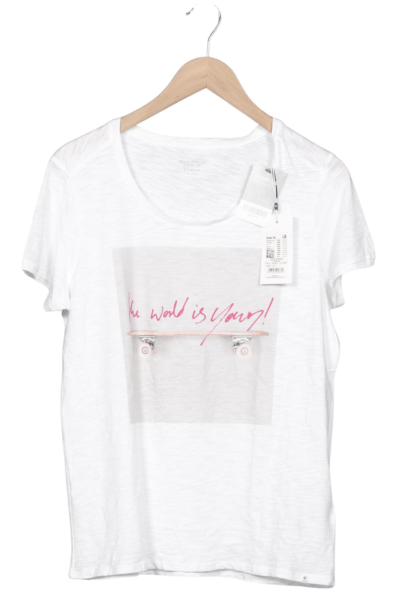 

Marc O Polo Damen T-Shirt, weiß, Gr. 44