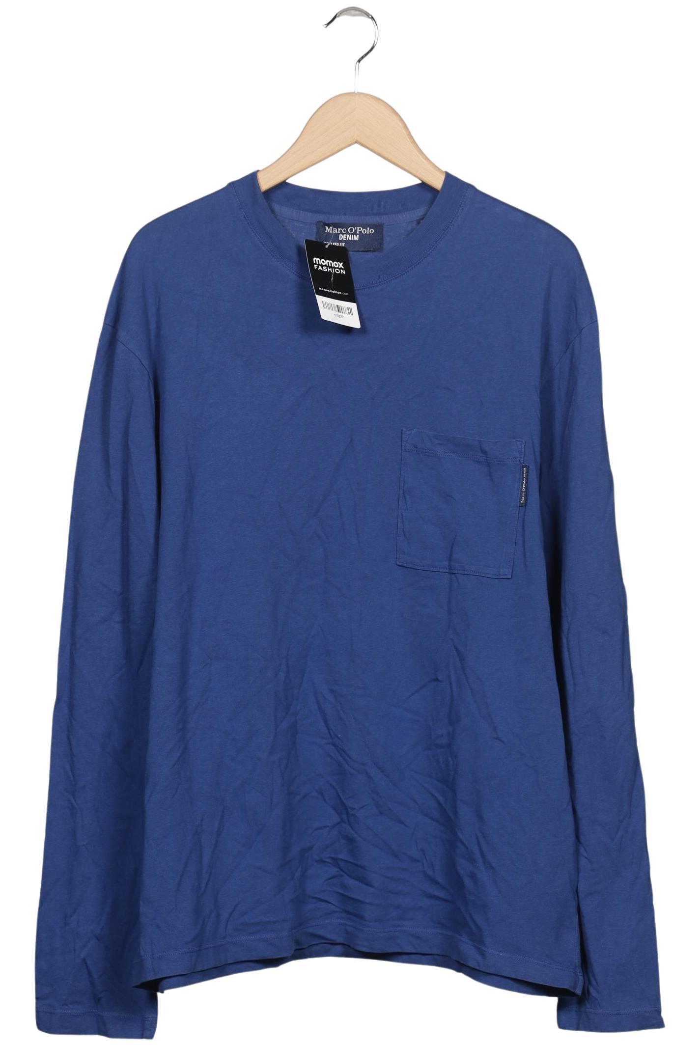 

Marc O Polo Herren Langarmshirt, blau, Gr. 54