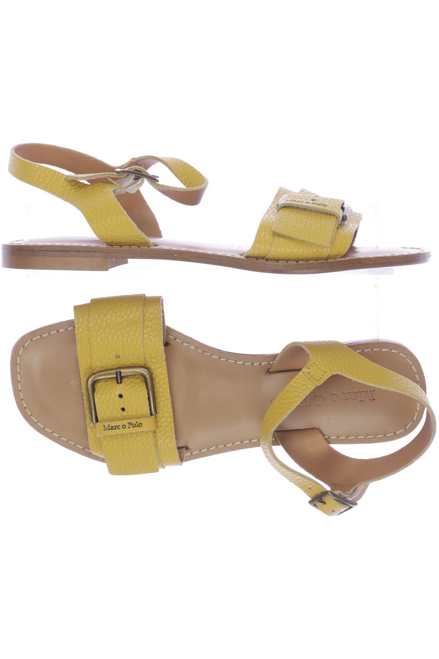 

Marc O Polo Damen Sandale, gelb, Gr. 37