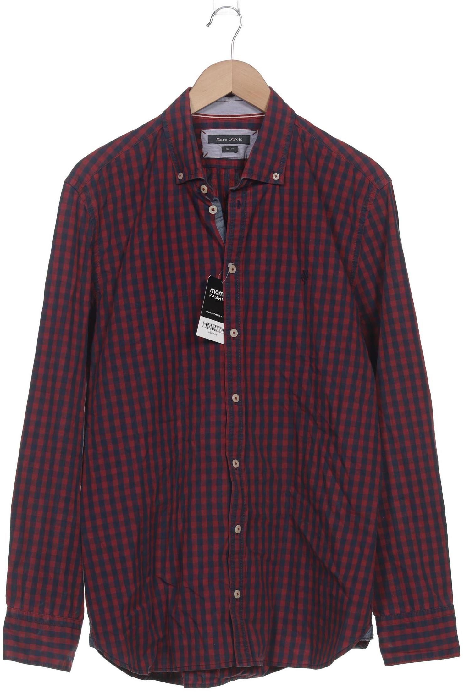 

Marc O Polo Herren Hemd, bordeaux, Gr. 56