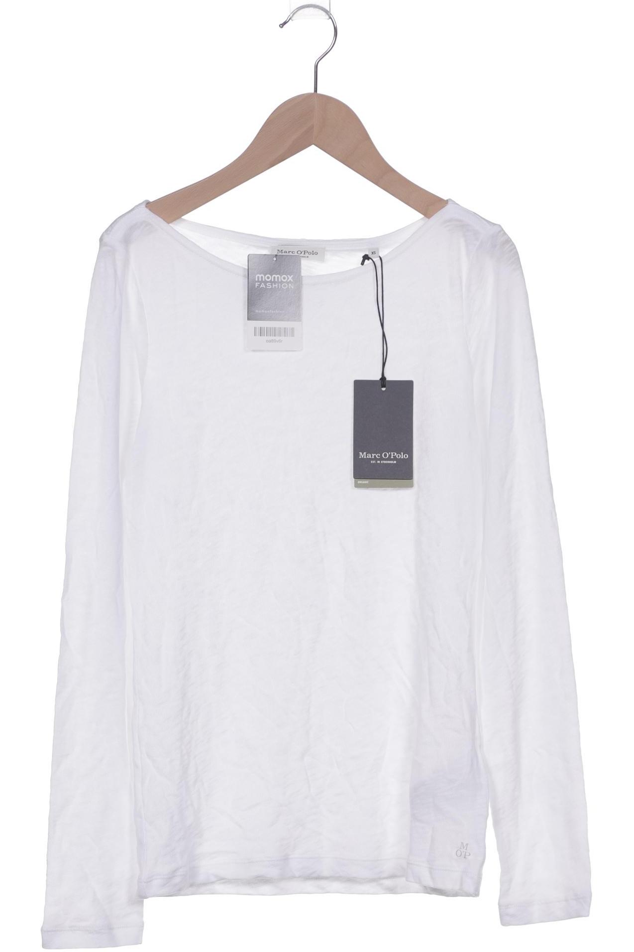 

Marc O Polo Damen Langarmshirt, weiß, Gr. 34