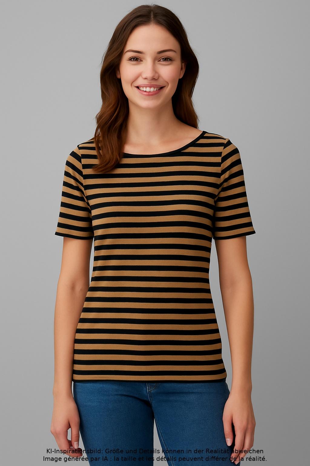 

Marc O Polo Damen T-Shirt, mehrfarbig, Gr. 36