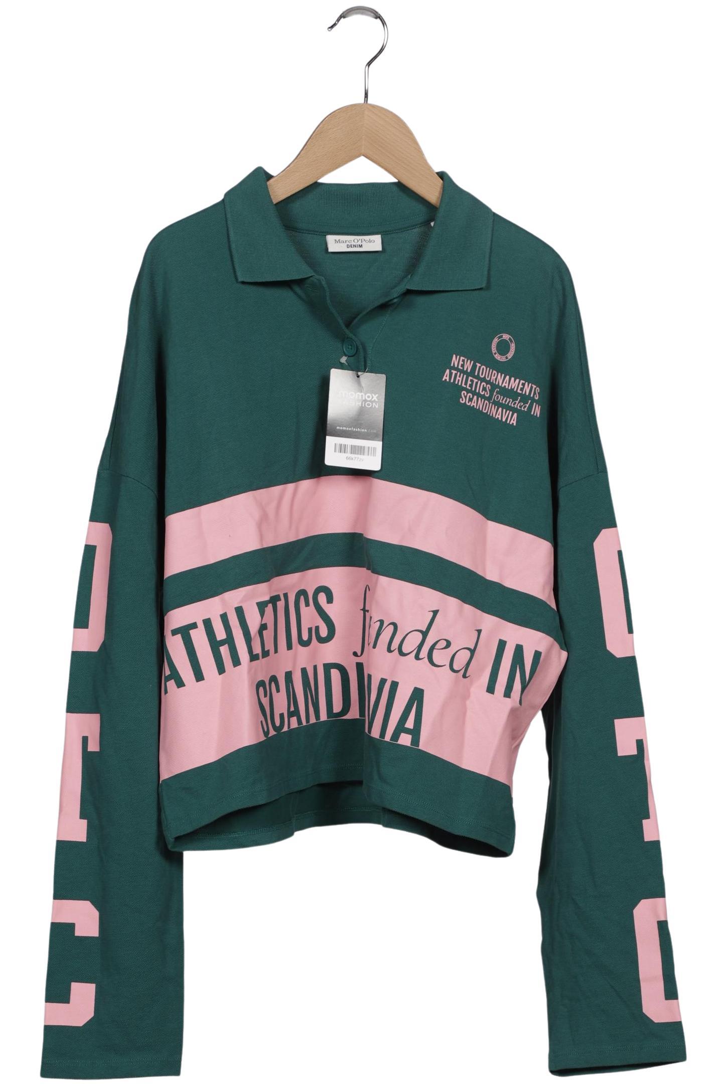 

Marc O Polo Damen Langarmshirt, türkis, Gr. 38