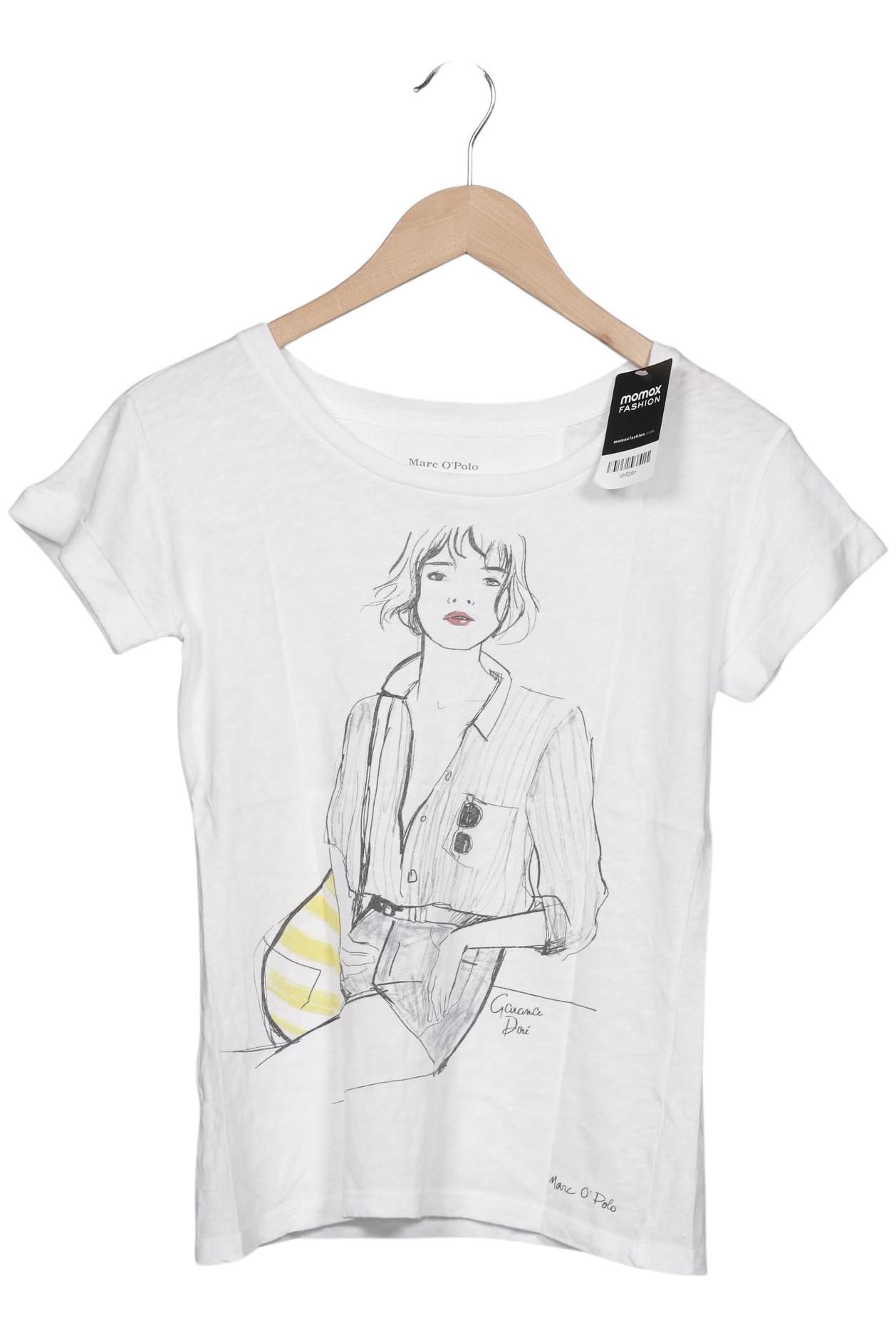 

Marc O Polo Damen T-Shirt, weiß, Gr. 34