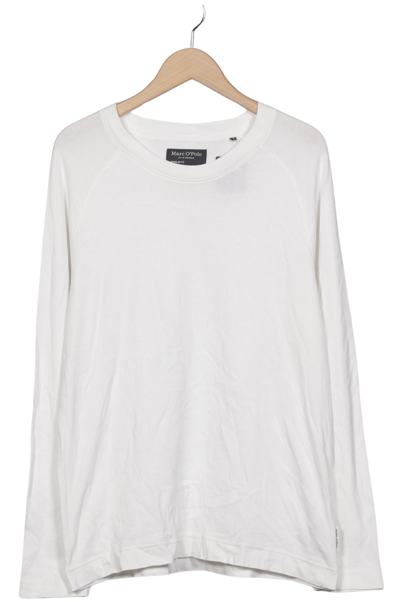 

Marc O Polo Herren Langarmshirt, weiß, Gr. 48