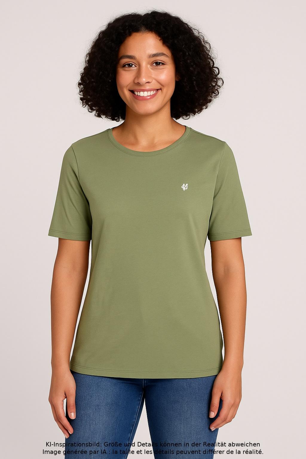

Marc O Polo Damen T-Shirt, grün, Gr. 38